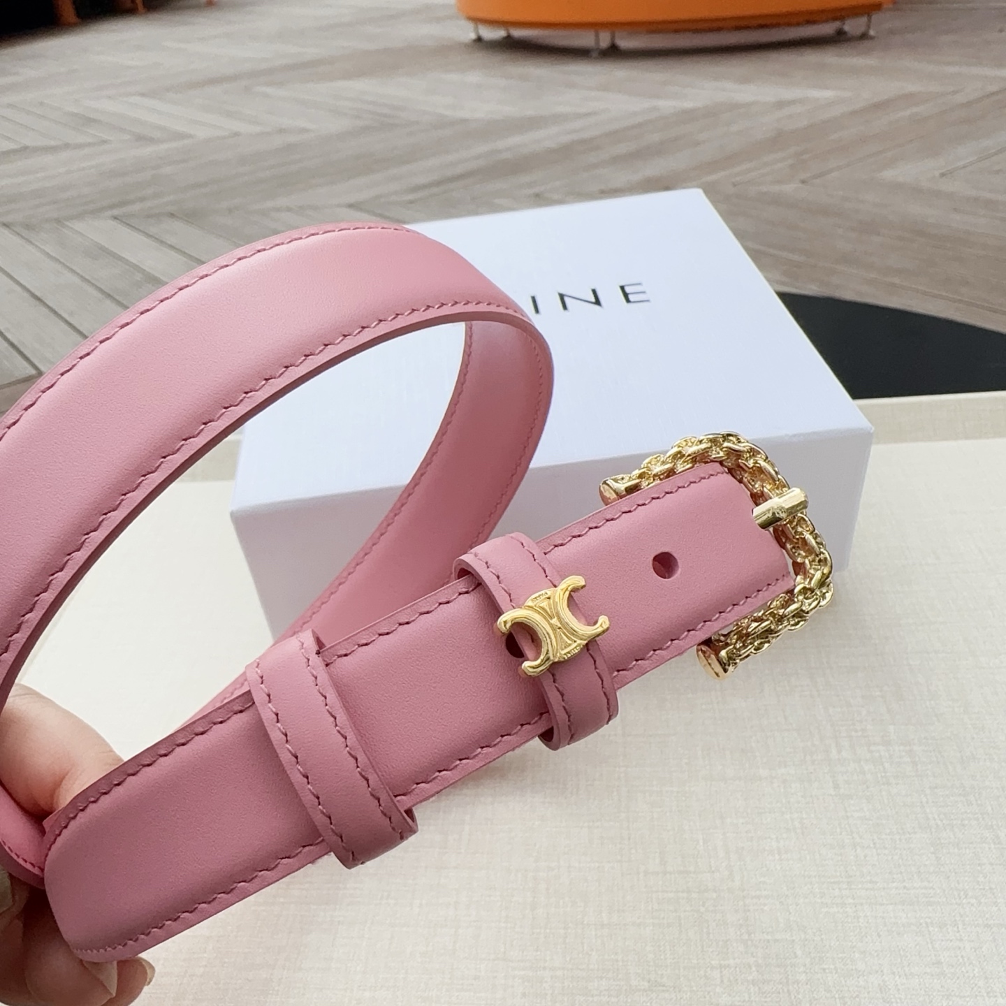 💥💥💥2.5cm赛琳腰带，双面头层牛皮双面可用，长度：75.80.85.90.95.100.欧，纯铜扣原