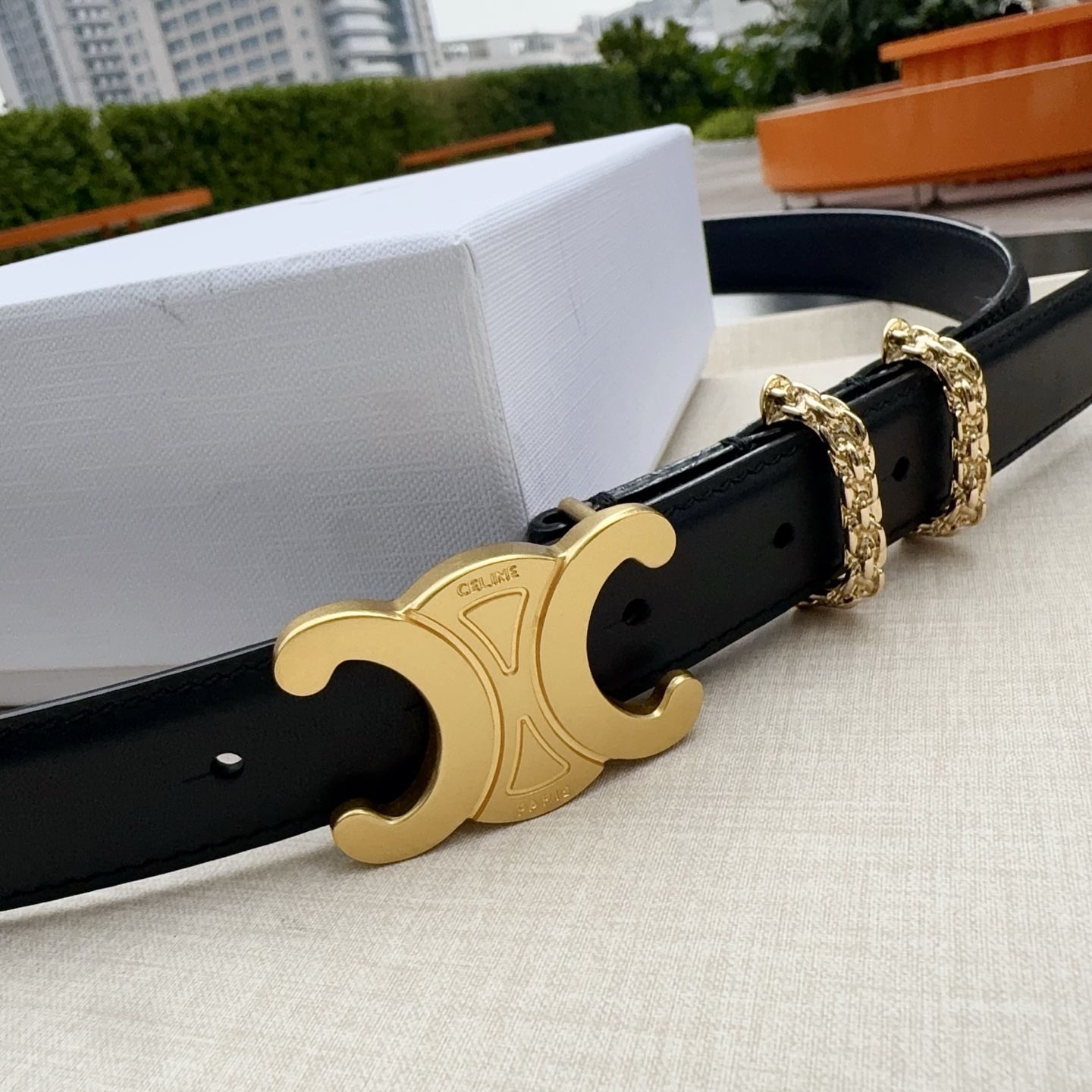 💥💥💥2.5cm赛琳腰带，双面头层牛皮双面可用，长度：75.80.85.90.95.100.欧，纯铜扣原