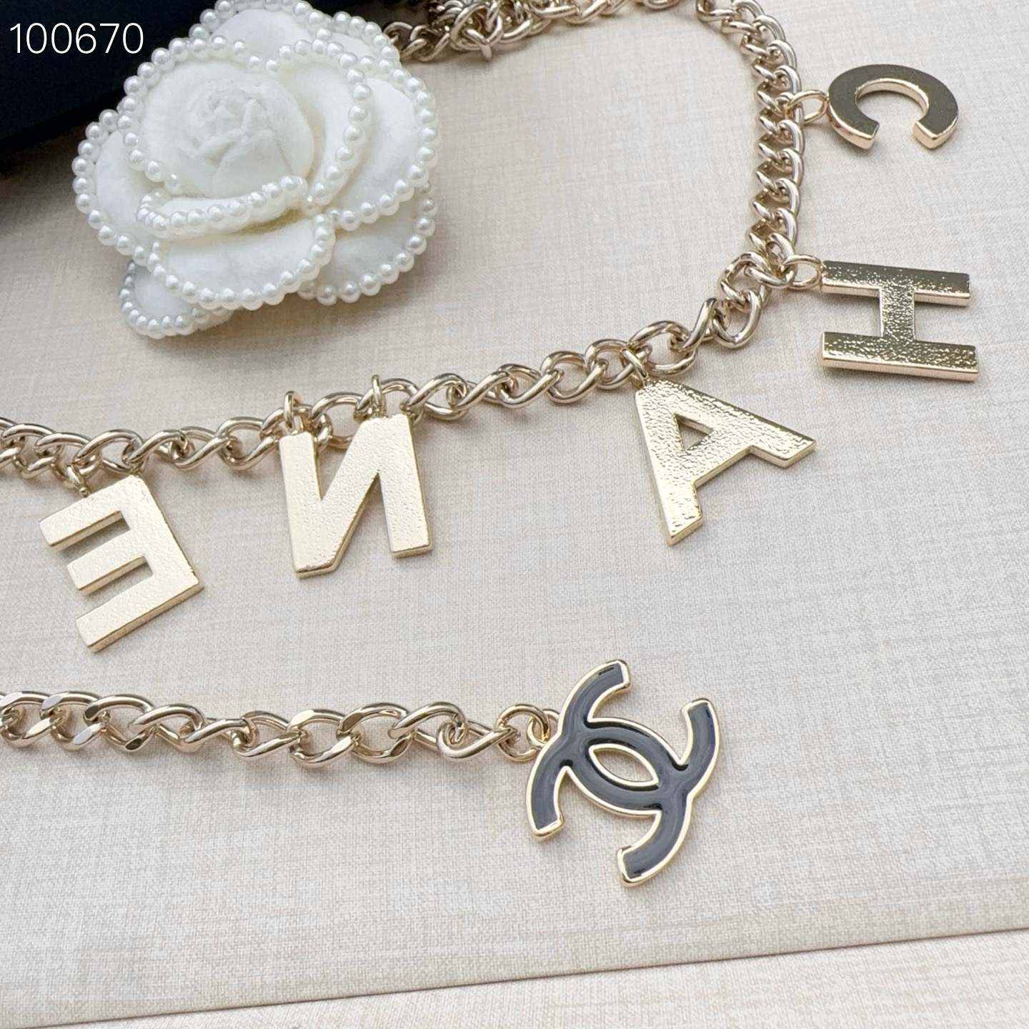 💥💥💥CHANEL 香奈儿 纯铜腰链配滴胶小五金，长度：均码