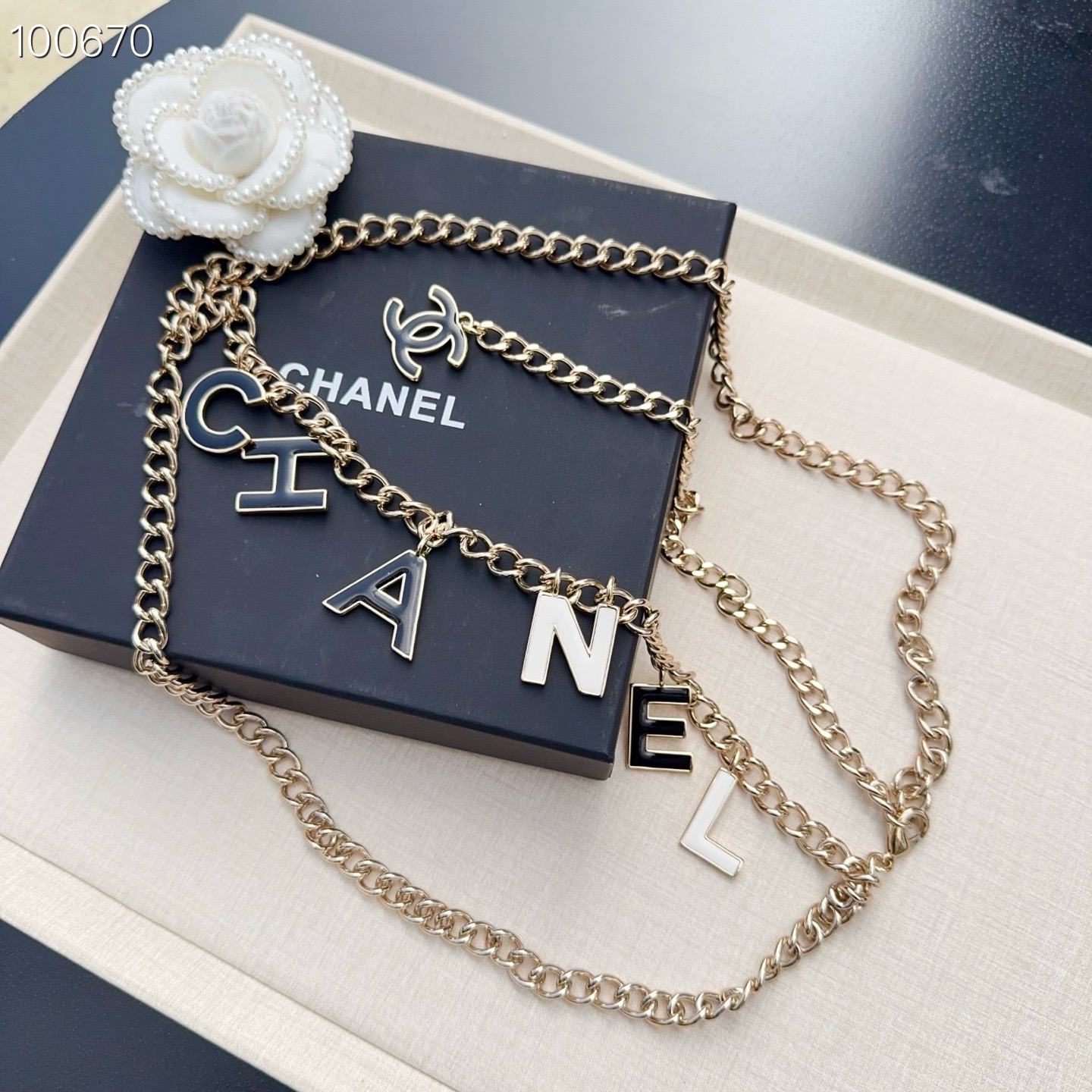 💥💥💥CHANEL 香奈儿 纯铜腰链配滴胶小五金，长度：均码