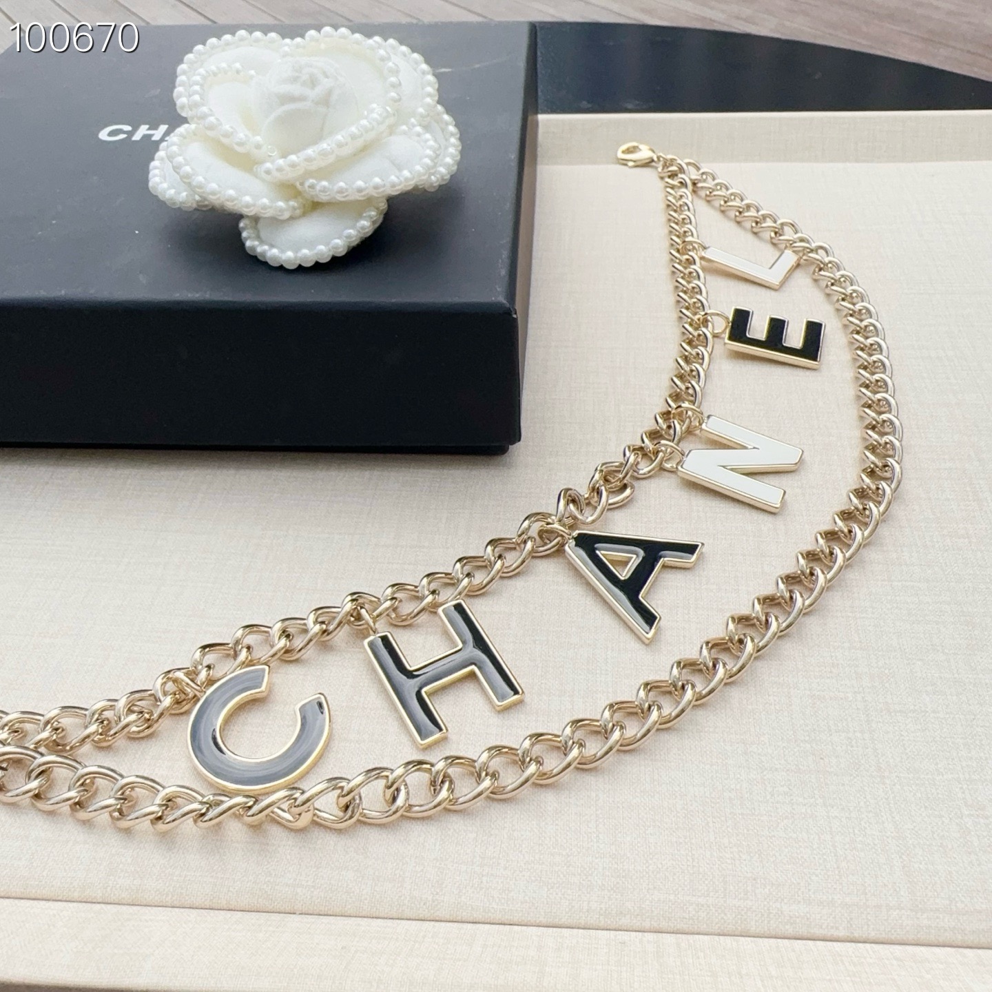 💥💥💥CHANEL 香奈儿 纯铜腰链配滴胶小五金，长度：均码