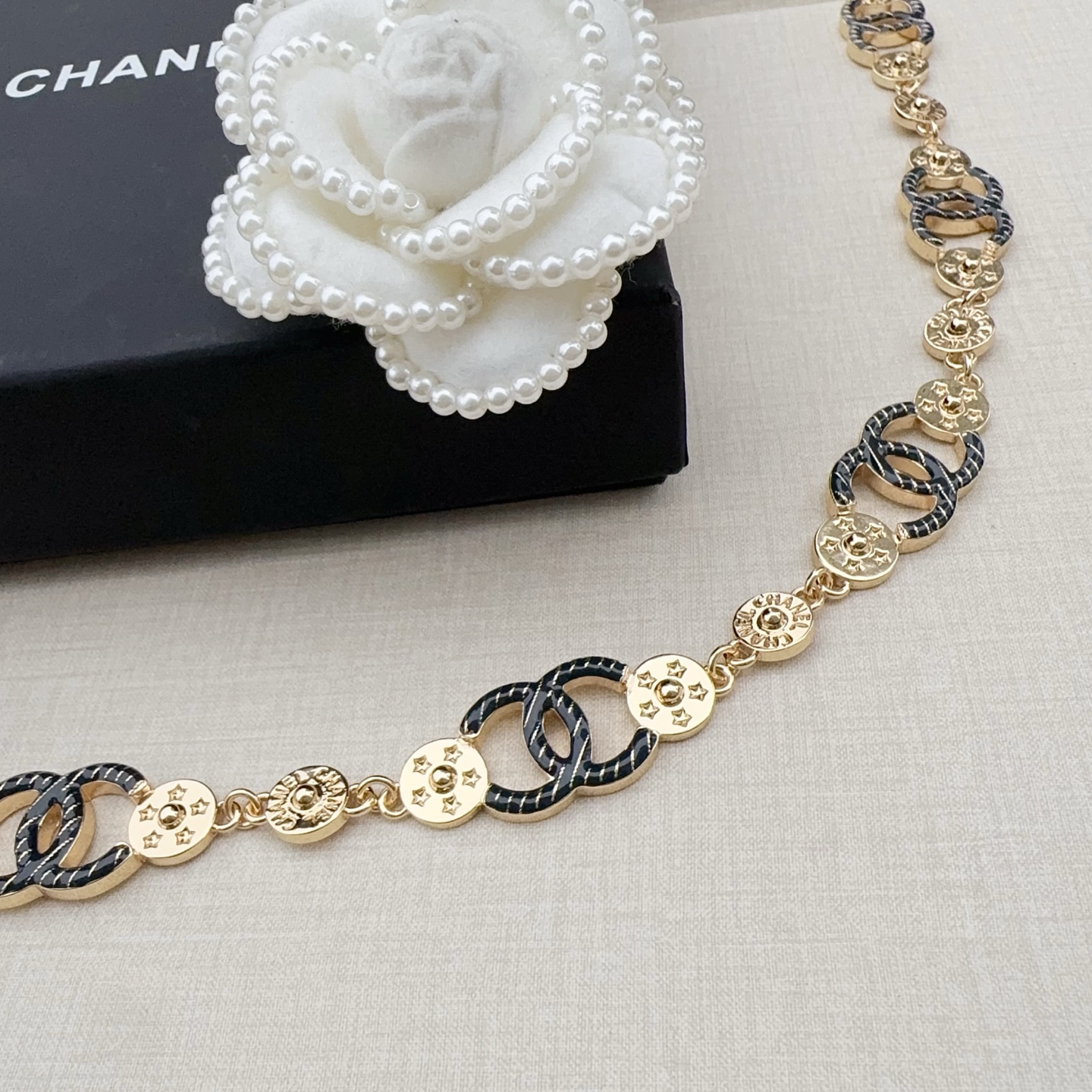 💥💥💥CHANEL 香奈儿、纯铜腰链小五金、经典优雅、时尚百搭，长度：均码