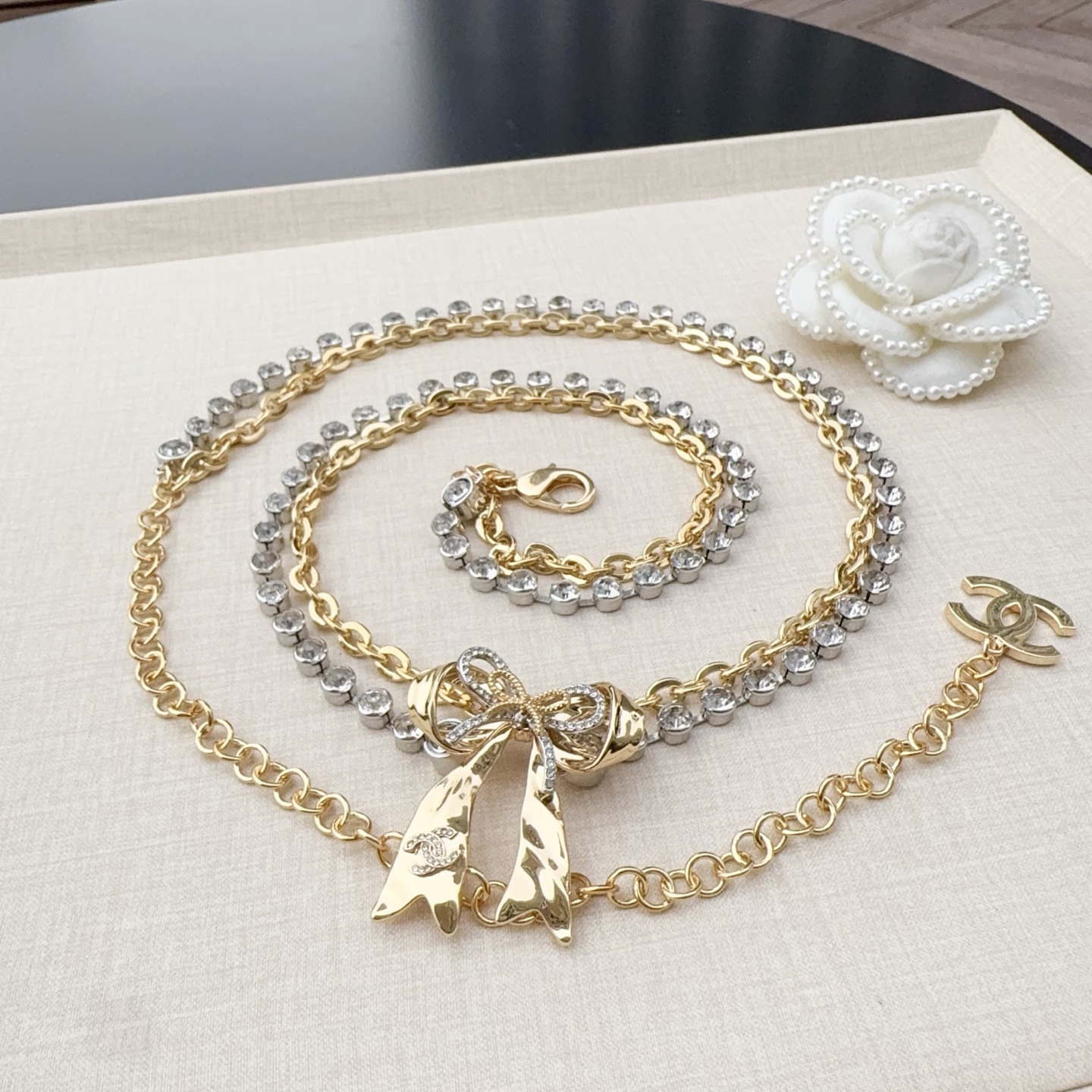 💥💥💥CHANEL 香奈儿、纯铜腰链小五金、经典优雅、时尚百搭，长度：均码，