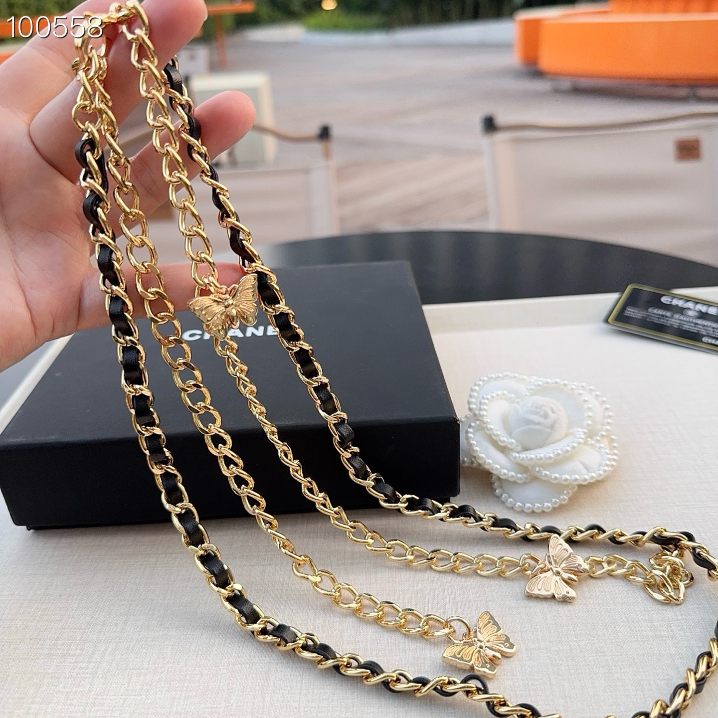 💥💥💥CHANEL 香奈儿 纯铜腰链配小五金，长度：均码，