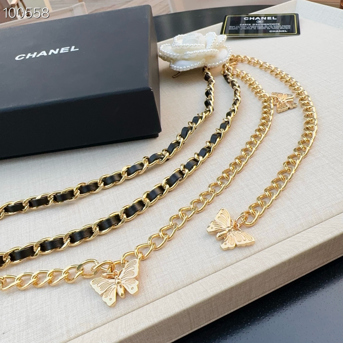 💥💥💥CHANEL 香奈儿 纯铜腰链配小五金，长度：均码，