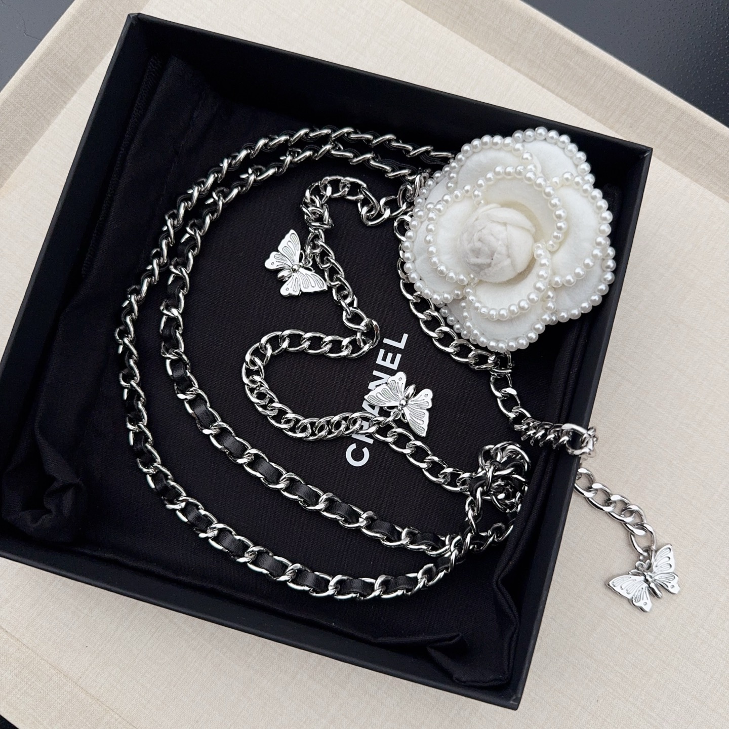 💥💥💥CHANEL 香奈儿 纯铜腰链配小五金，长度：均码，