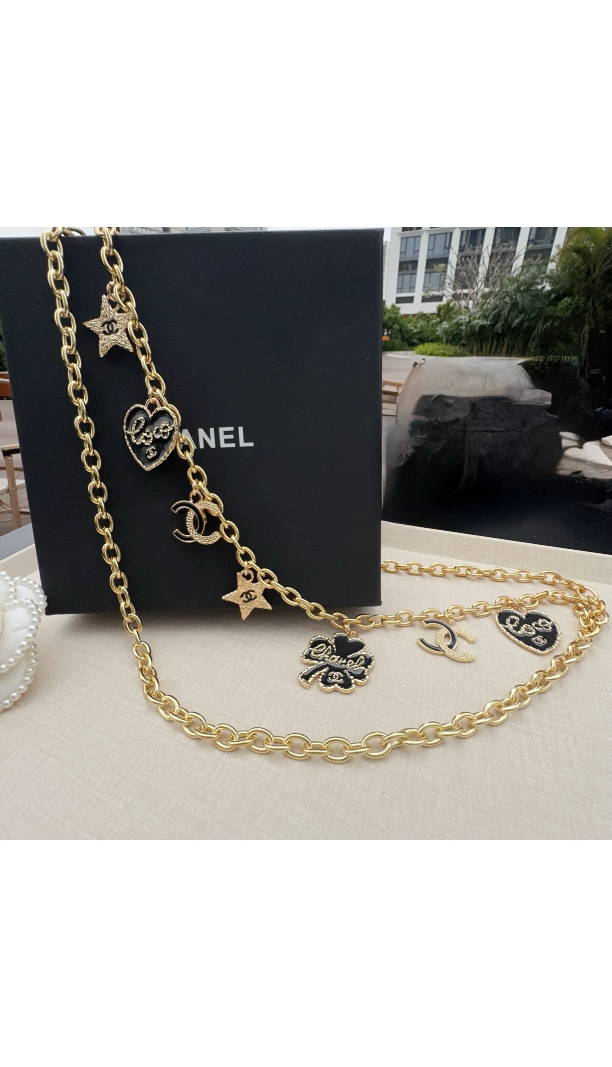 💥💥💥CHANEL 香奈儿 纯铜腰链配滴胶小五金，长度：均码，