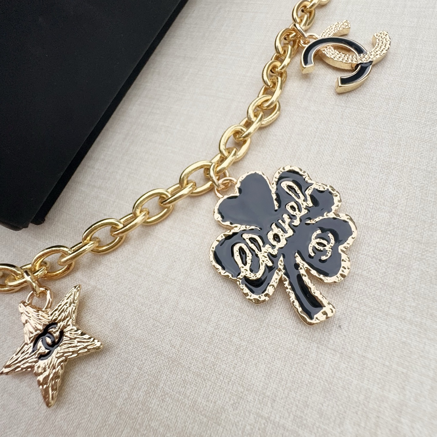 💥💥💥CHANEL 香奈儿 纯铜腰链配滴胶小五金，长度：均码，