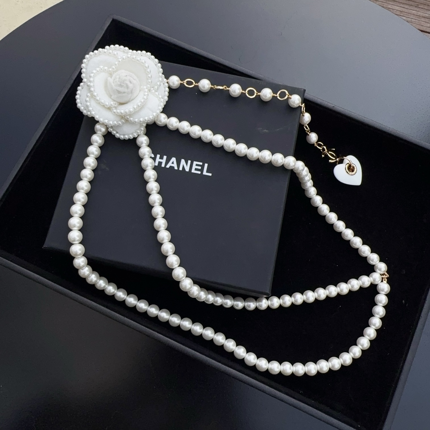 💥💥💥CHANEL 香奈儿 珍珠配纯铜腰链、长度：均码，