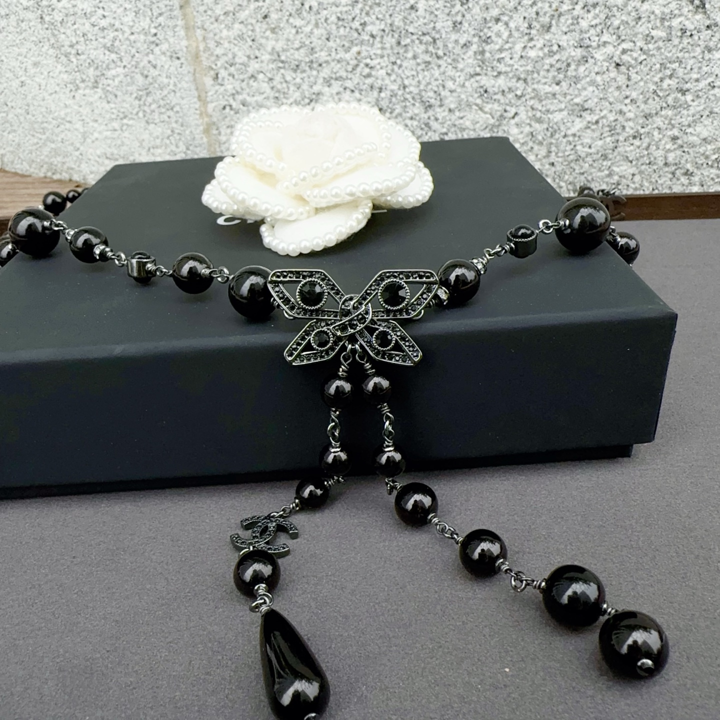 CHANEL 香奈儿 珍珠纯手工制作铜腰链 长度：均码，