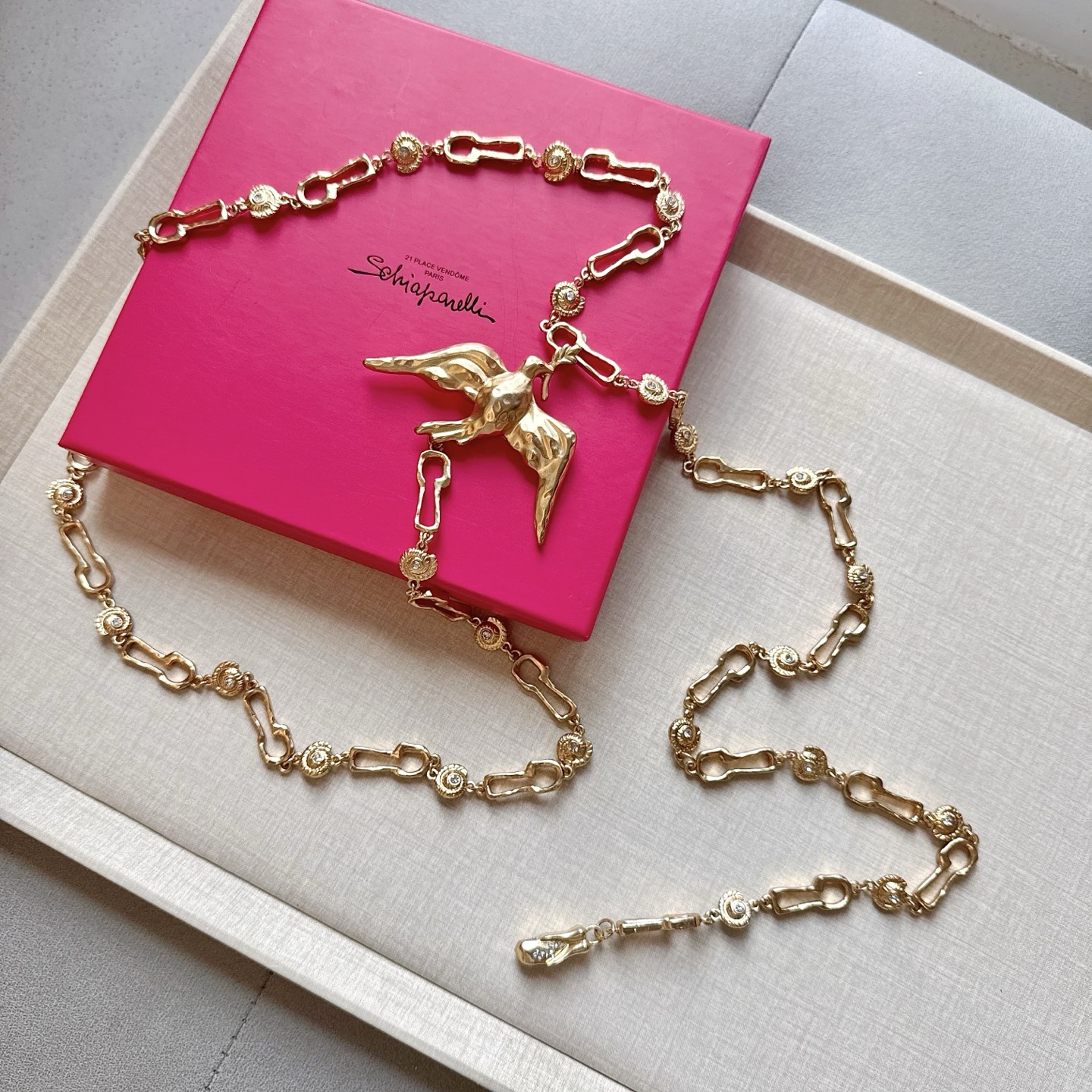 💥💥💥夏帕瑞丽腰链，手工制作纯铜腰链 个性别致、长度：均码，