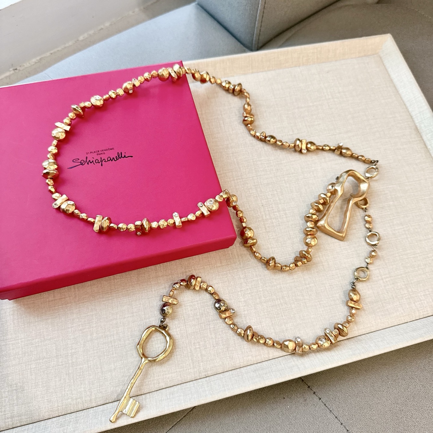 💥💥💥夏帕瑞丽腰链，手工制作纯铜腰链 个性别致、长度：均码，