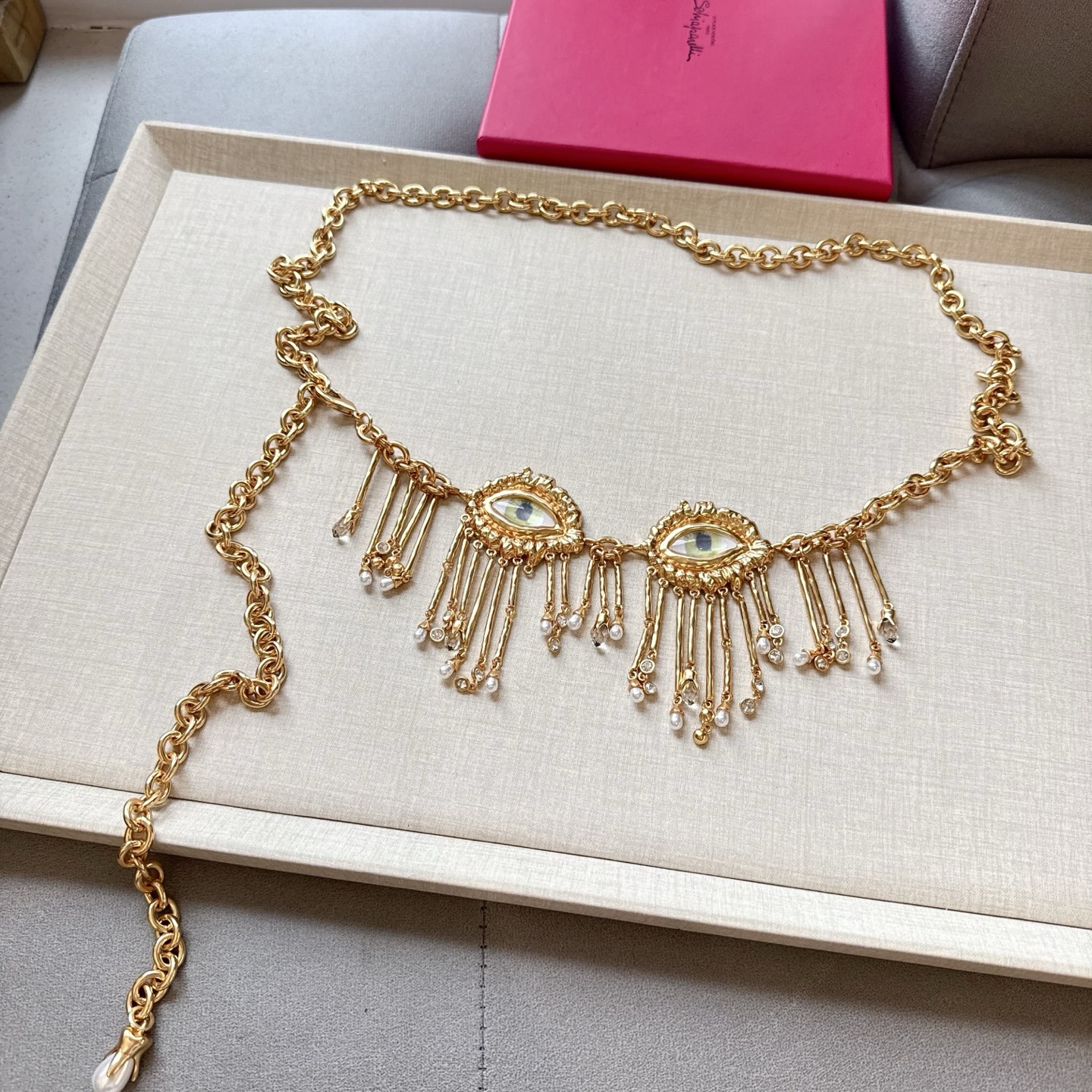 💥💥💥夏帕瑞丽腰链，手工制作纯铜腰链 个性别致、长度：均码，