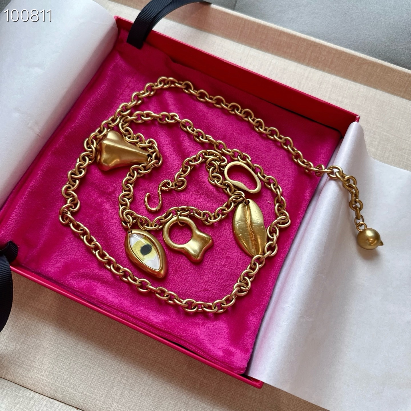 💥💥💥夏帕瑞丽腰链，手工制作纯铜腰链 个性别致、长度：均码，