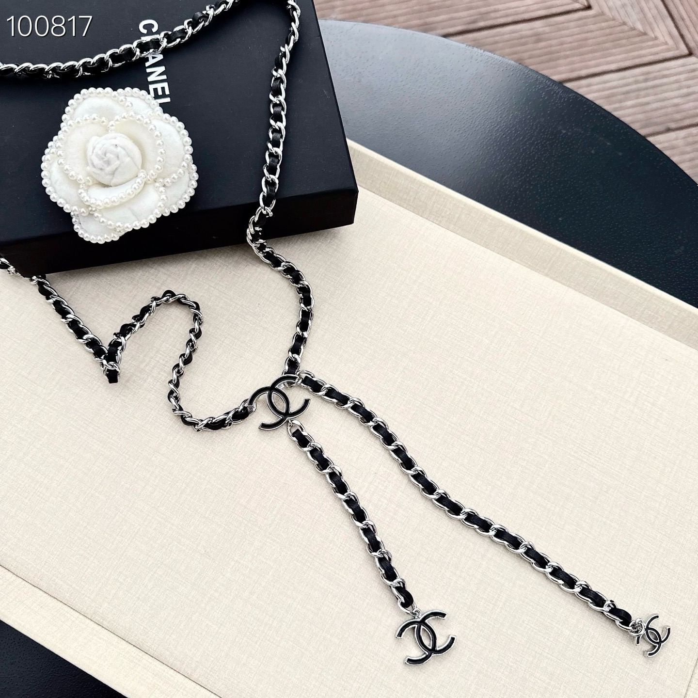 💥💥💥CHANEL 香奈儿 纯铜腰链编牛皮，长度：均码