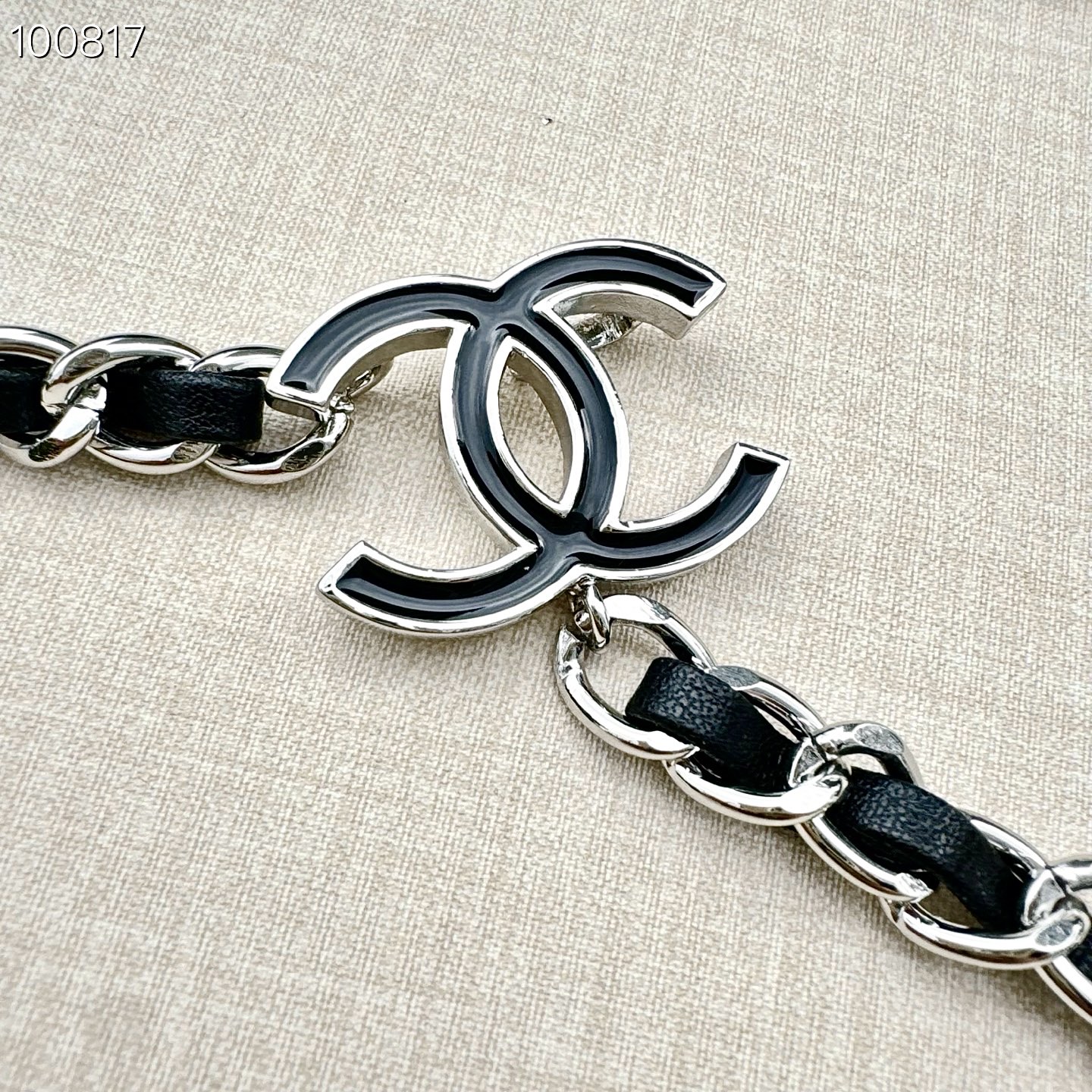 💥💥💥CHANEL 香奈儿 纯铜腰链编牛皮，长度：均码，