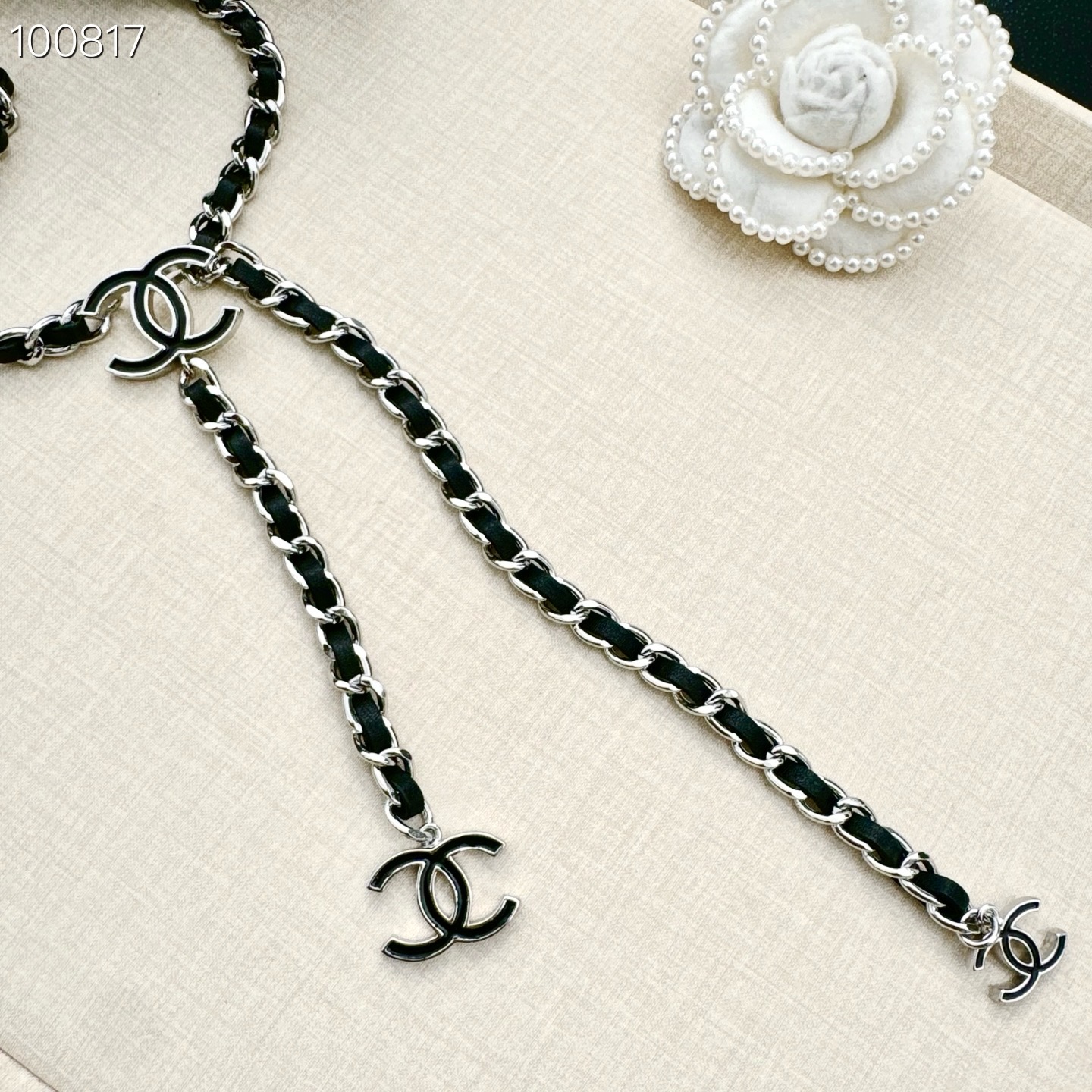 💥💥💥CHANEL 香奈儿 纯铜腰链编牛皮，长度：均码，