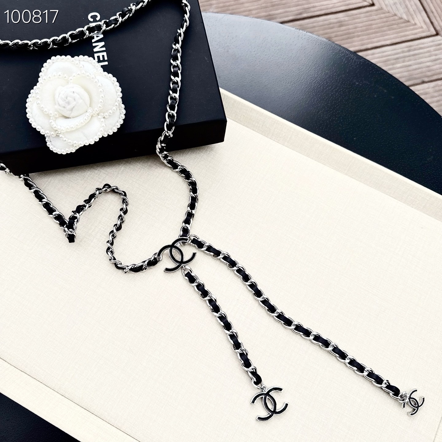 💥💥💥CHANEL 香奈儿 纯铜腰链编牛皮，长度：均码，