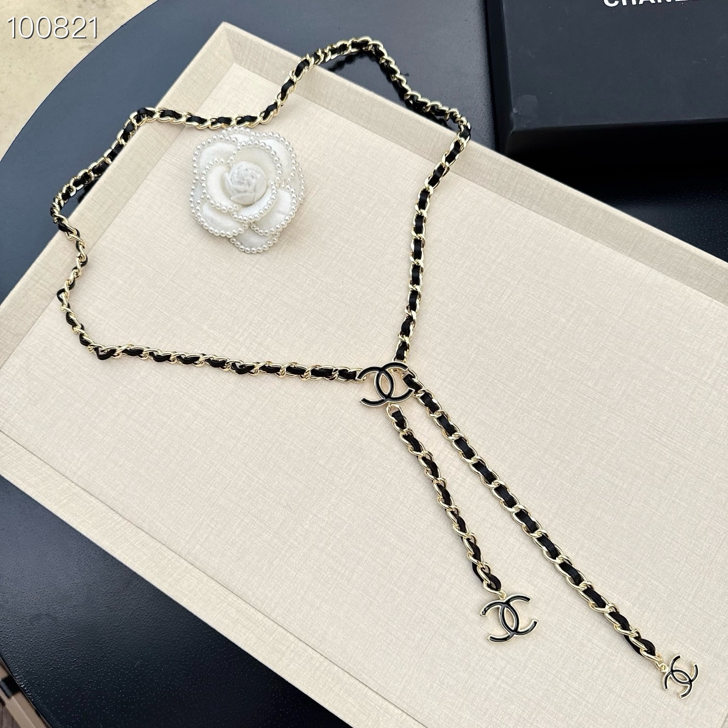 💥💥💥CHANEL 香奈儿 纯铜腰链编牛皮，长度：均码