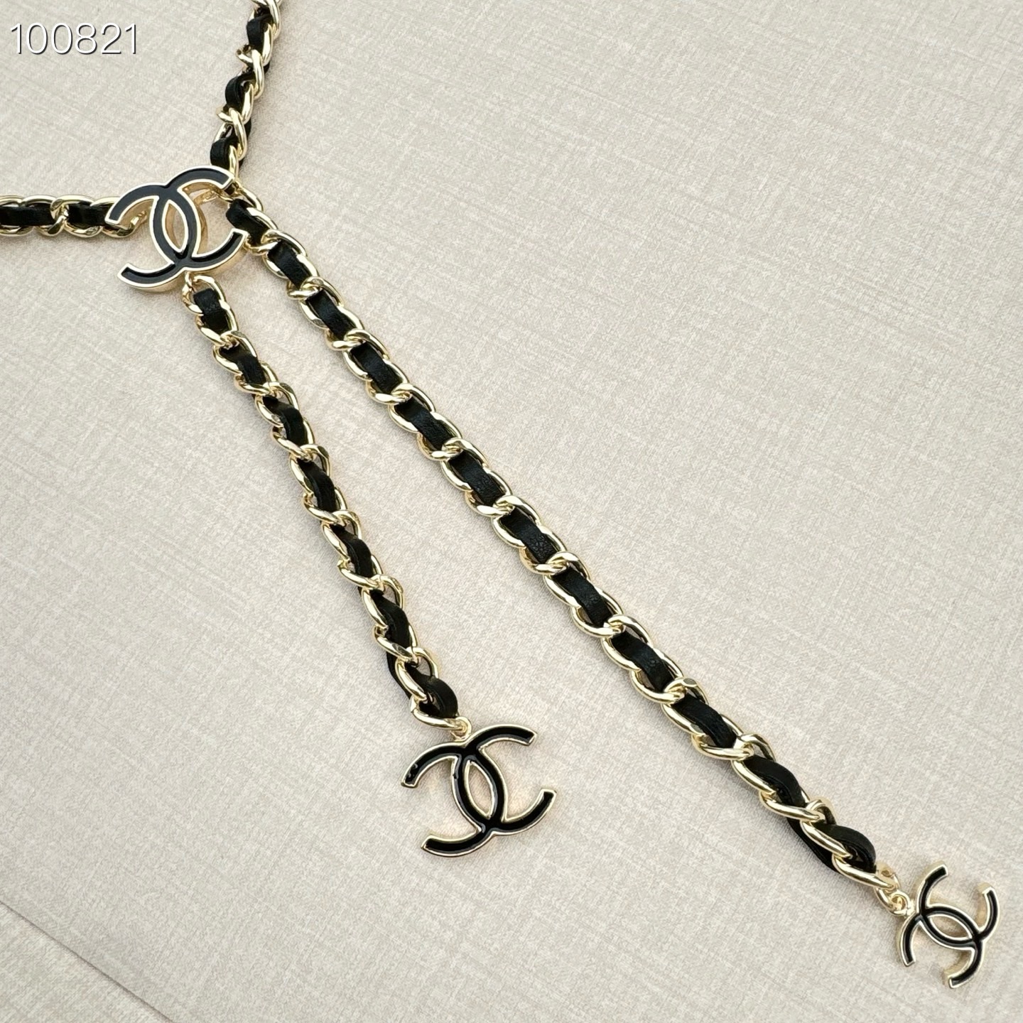 💥💥💥CHANEL 香奈儿 纯铜腰链编牛皮，长度：均码