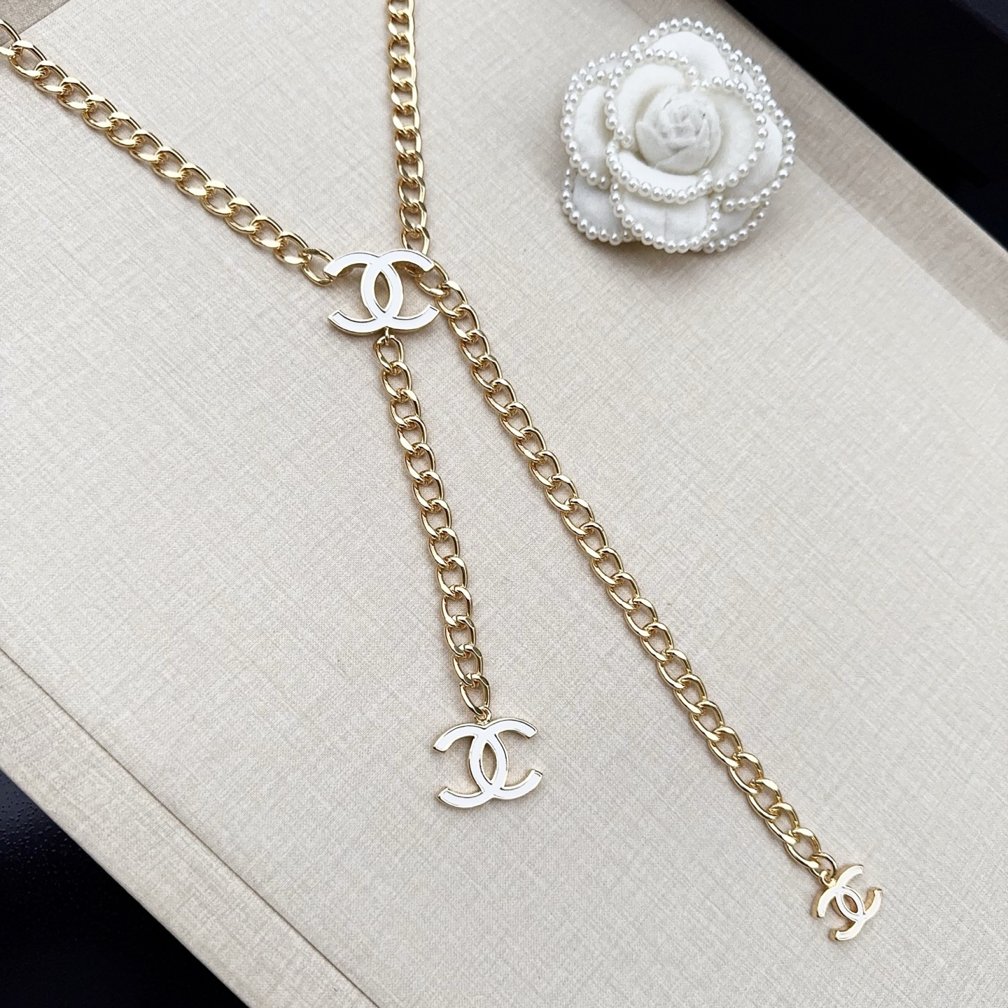 💥💥💥CHANEL 香奈儿 经典 纯铜腰链，集时尚潮流于一身，长度：均码，