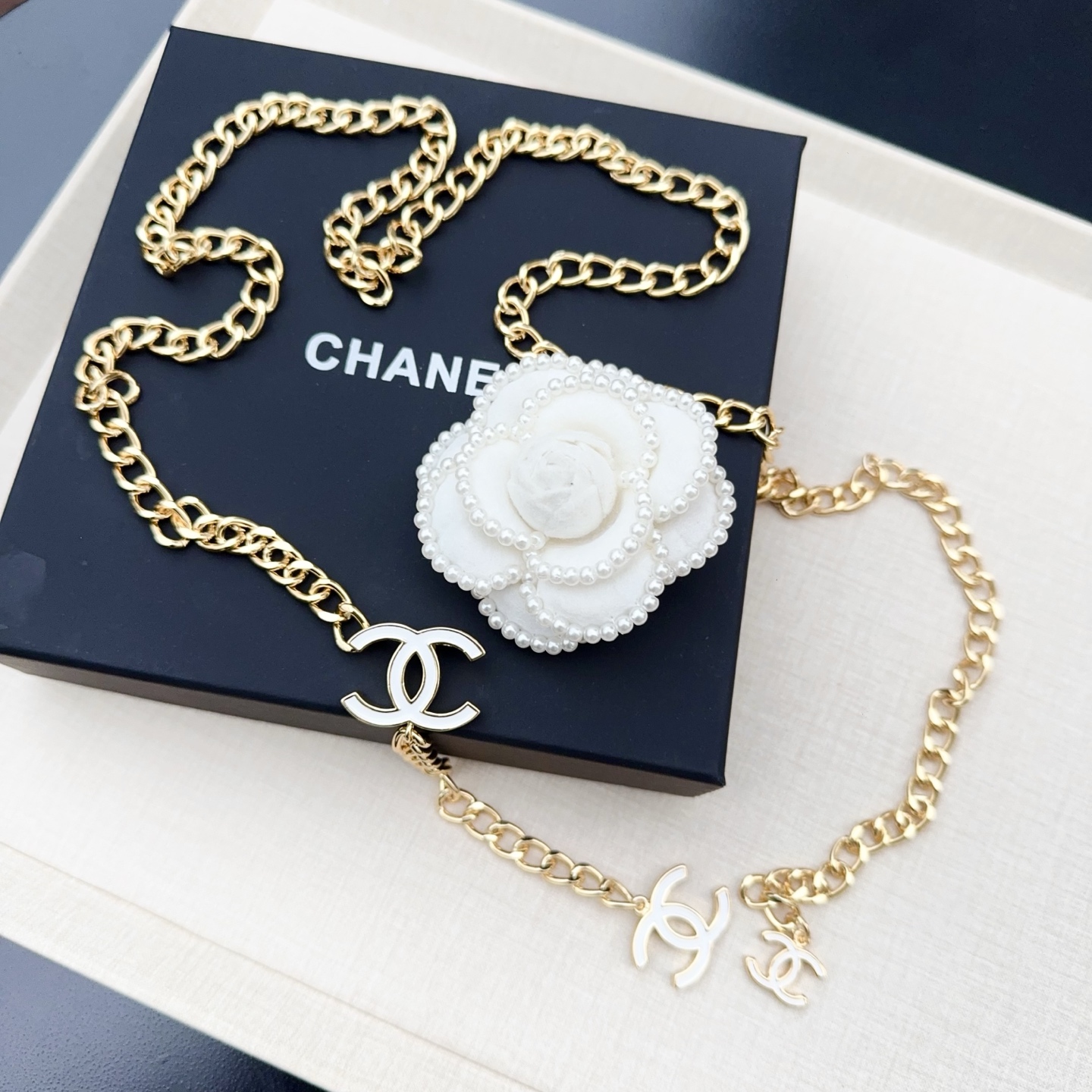 💥💥💥CHANEL 香奈儿 经典 纯铜腰链，集时尚潮流于一身，长度：均码，