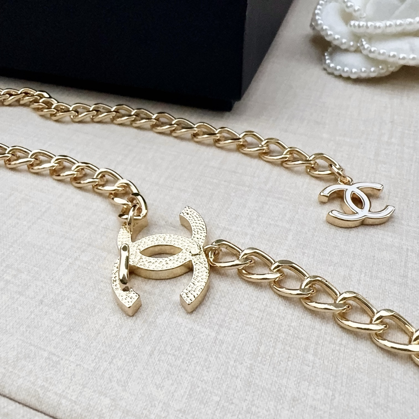 💥💥💥CHANEL 香奈儿 经典 纯铜腰链，集时尚潮流于一身，长度：均码，