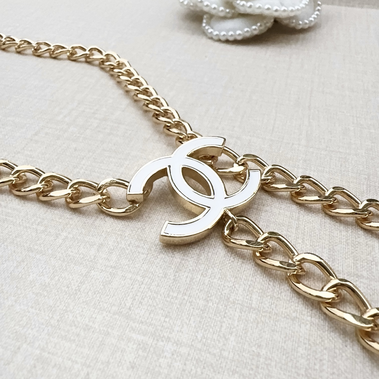 💥💥💥CHANEL 香奈儿 经典 纯铜腰链，集时尚潮流于一身，长度：均码，