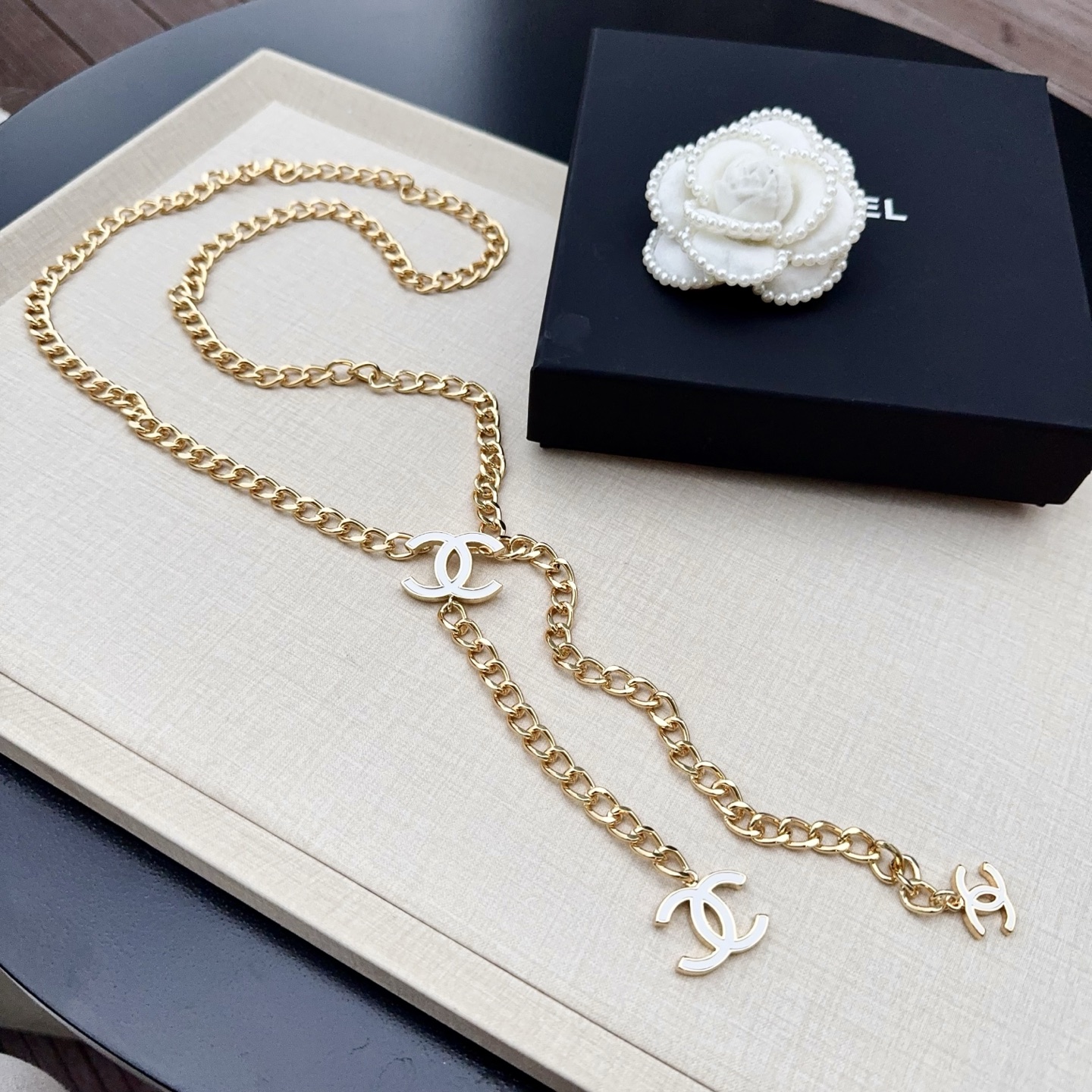 💥💥💥CHANEL 香奈儿 经典 纯铜腰链，集时尚潮流于一身，长度：均码，