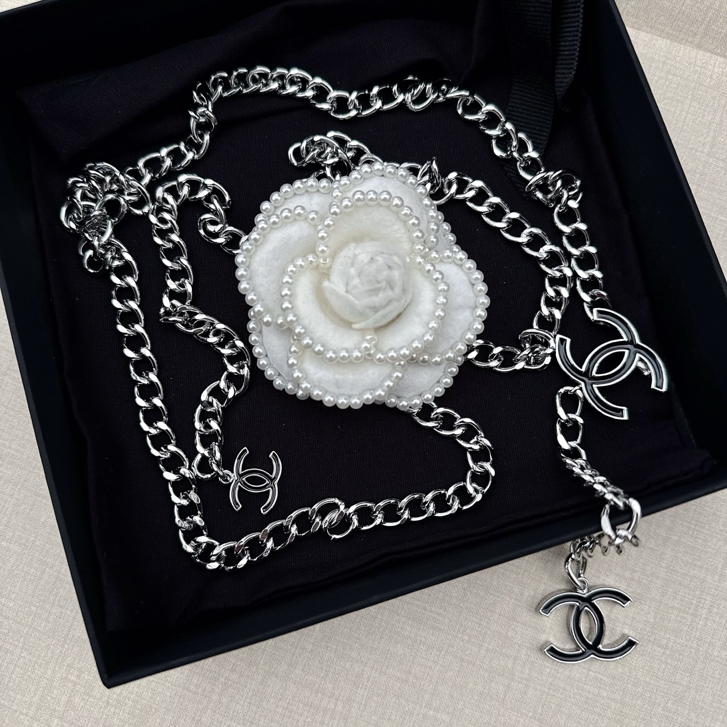 💥💥💥CHANEL 香奈儿 经典 纯铜腰链，集时尚潮流于一身，长度：均码