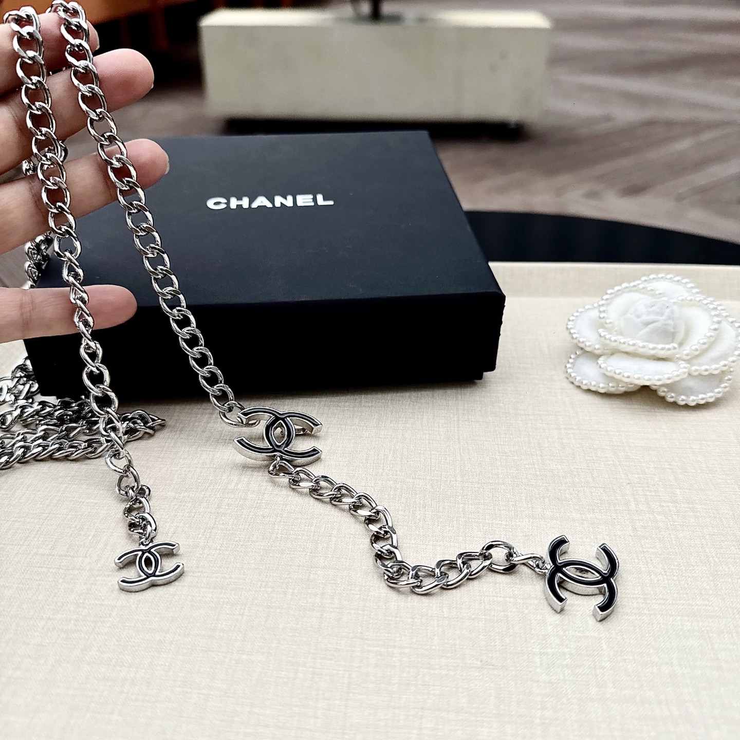 💥💥💥CHANEL 香奈儿 经典 纯铜腰链，集时尚潮流于一身，长度：均码