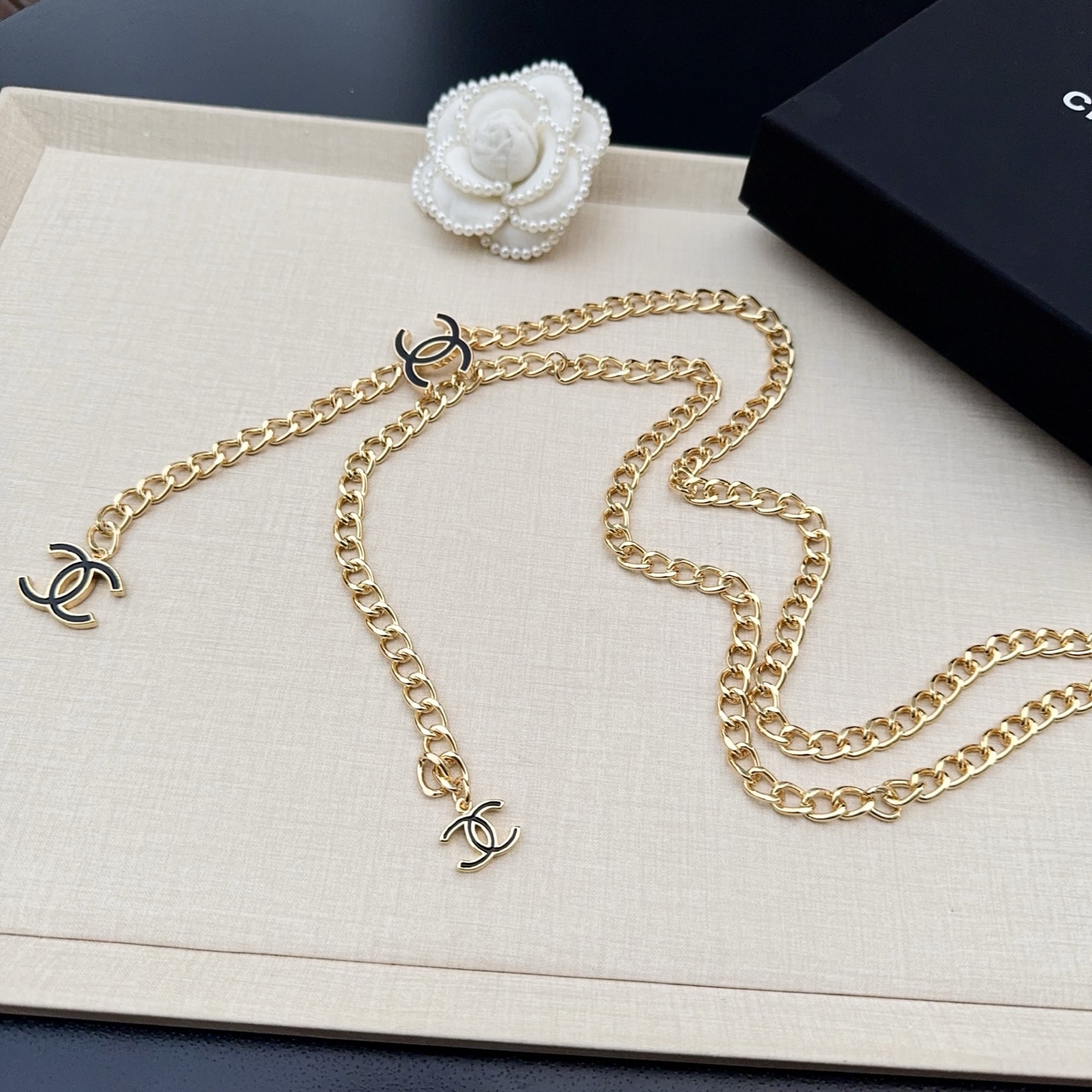 💥💥💥CHANEL 香奈儿 经典 纯铜腰链，集时尚潮流于一身，长度：均码