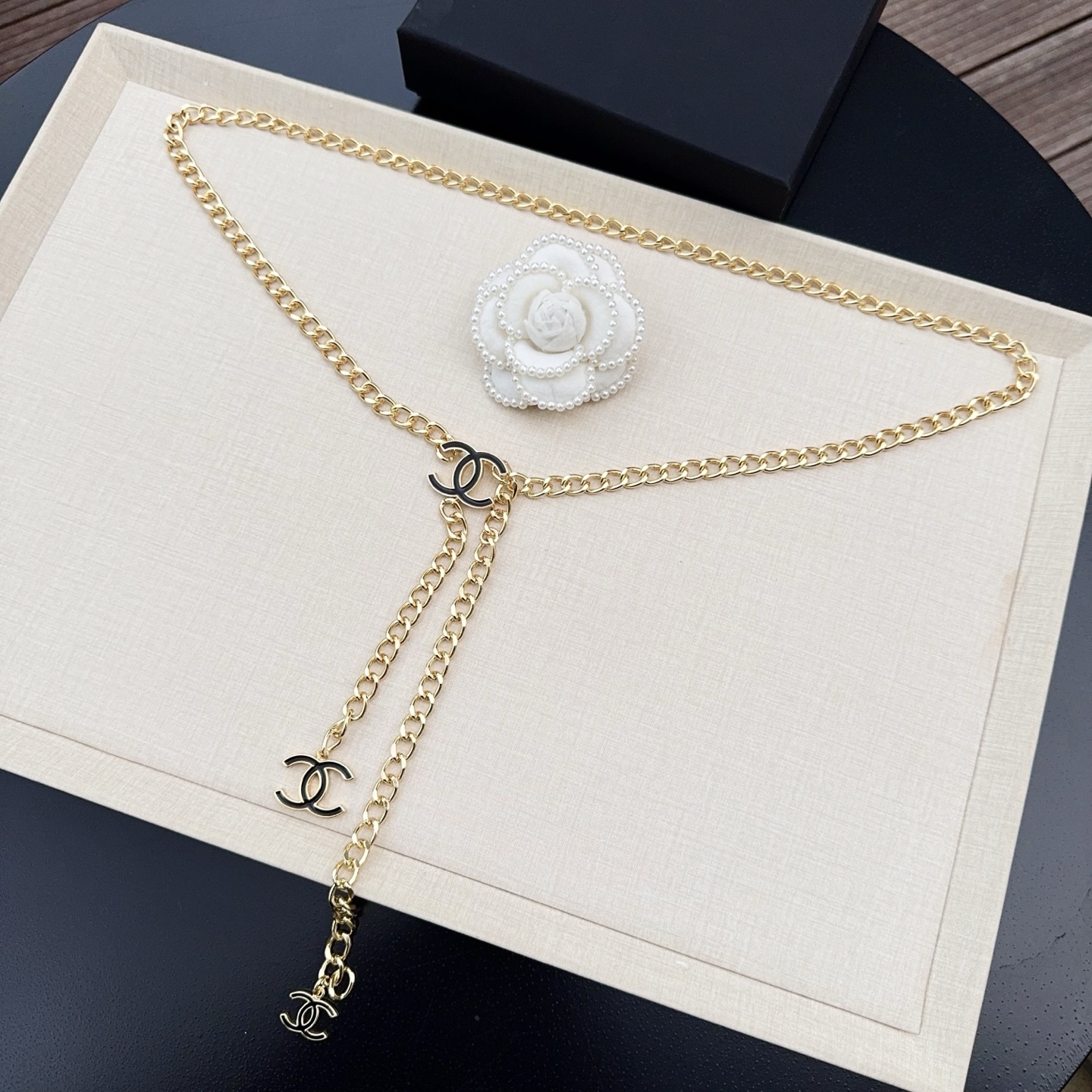 💥💥💥CHANEL 香奈儿 经典 纯铜腰链，集时尚潮流于一身，长度：均码