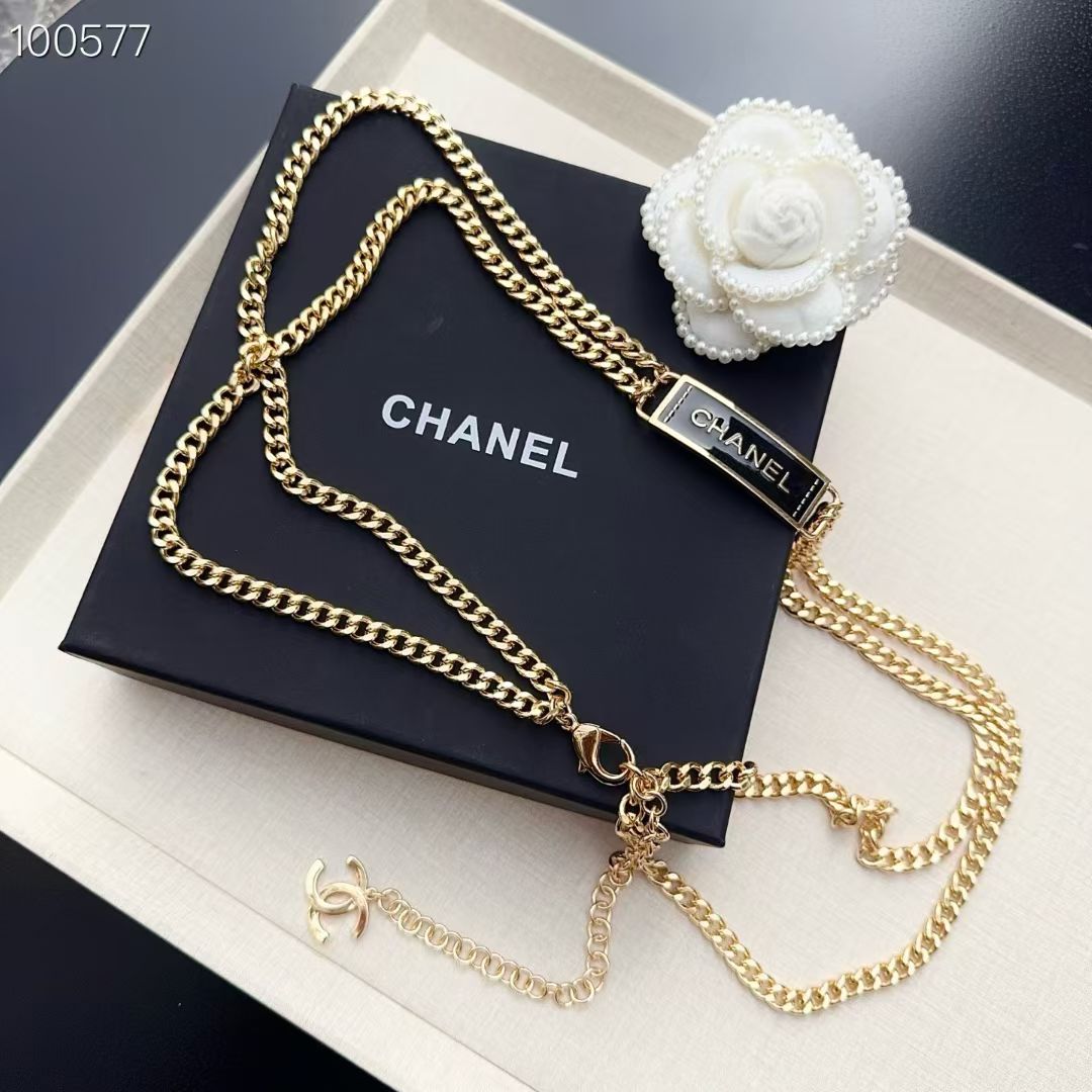 💥💥💥CHANEL 香奈儿、纯铜编织牛皮腰链、经典优雅、时尚百搭，长度：均码，
