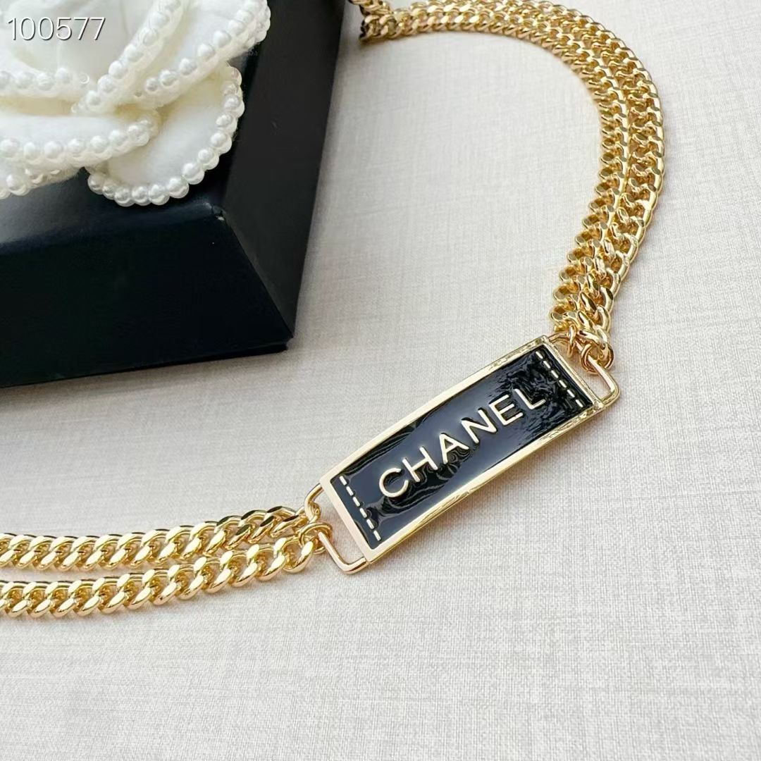 💥💥💥CHANEL 香奈儿、纯铜编织牛皮腰链、经典优雅、时尚百搭，长度：均码，