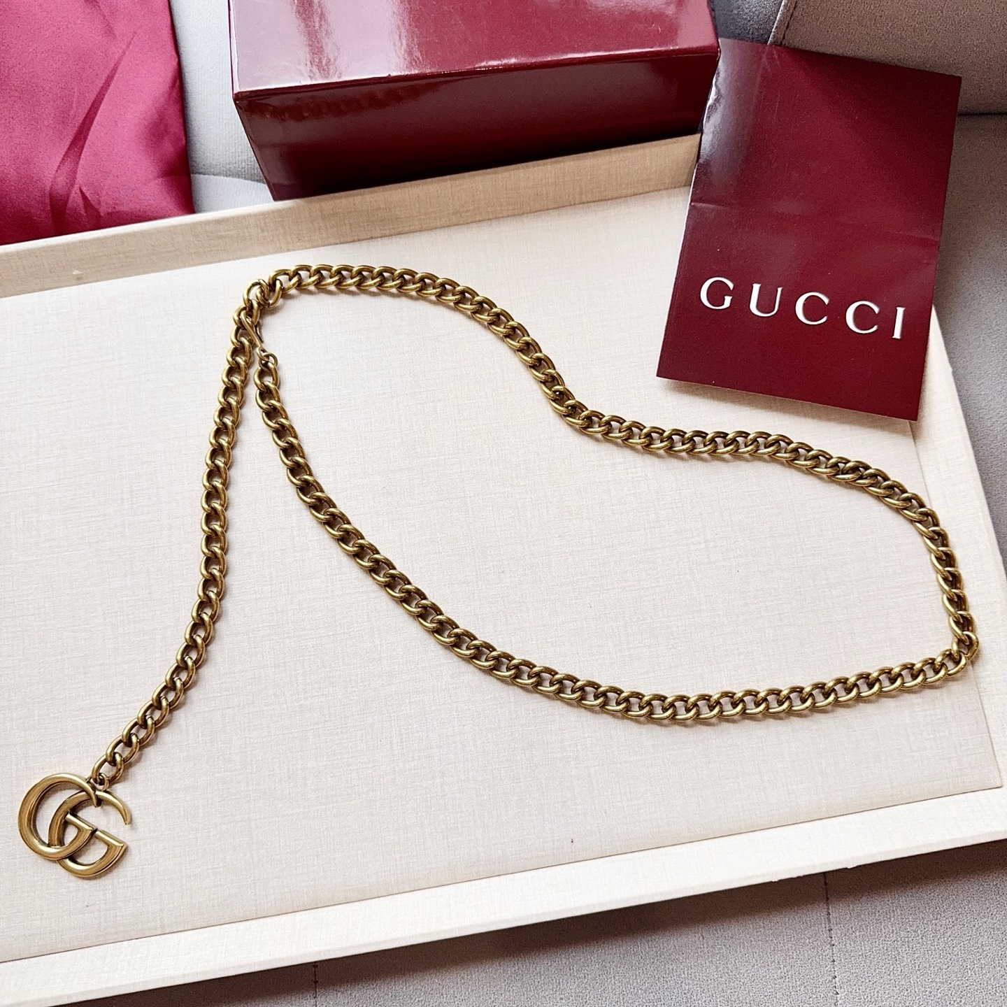 💥💥💥CUCCI  古奇新款腰链、纯铜定制腰链、经典优雅、时尚百搭，长度：均码：