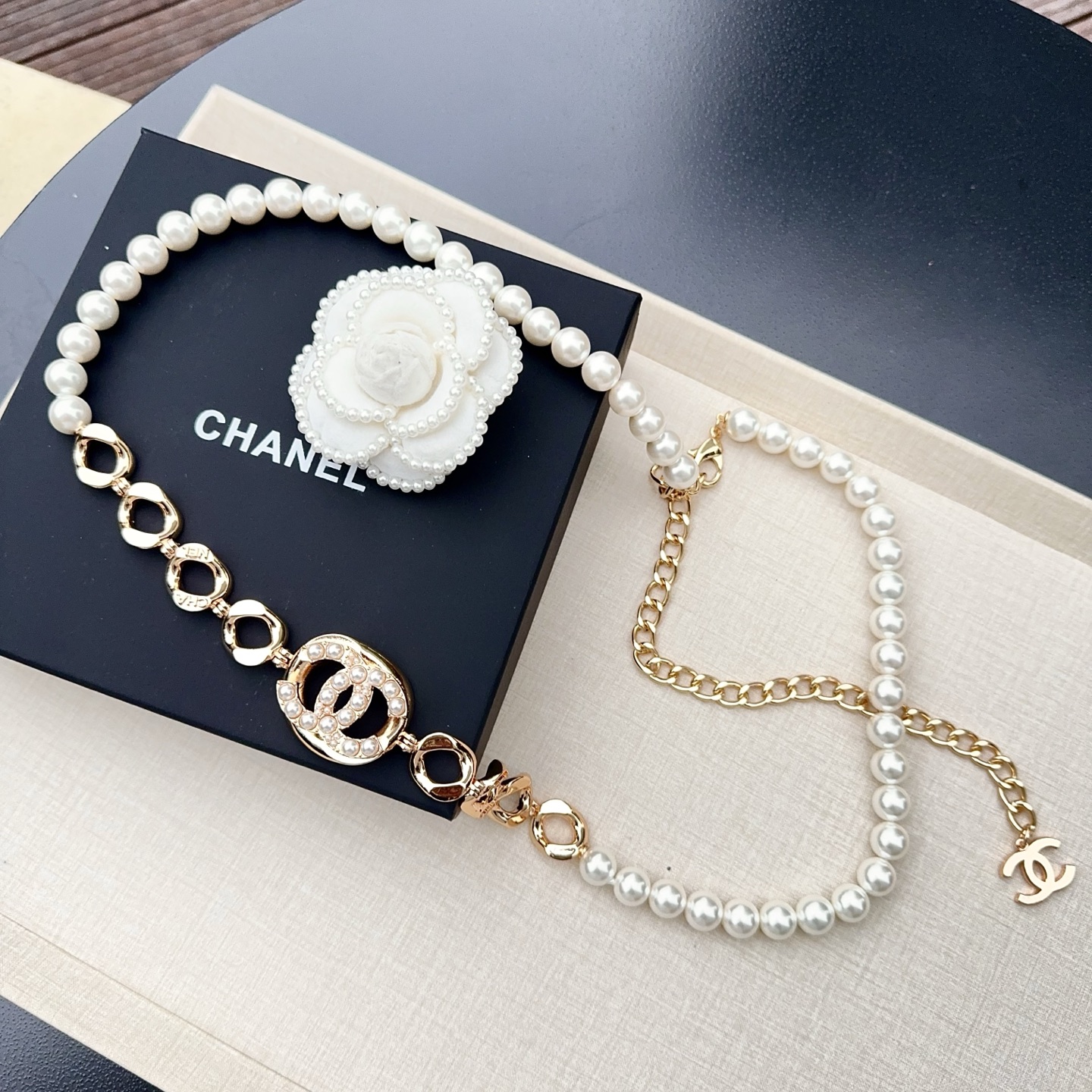💥💥💥CHANEL 香奈儿  珍珠配纯铜腰链、时尚简约，休闲百搭🌹  长度：均码，