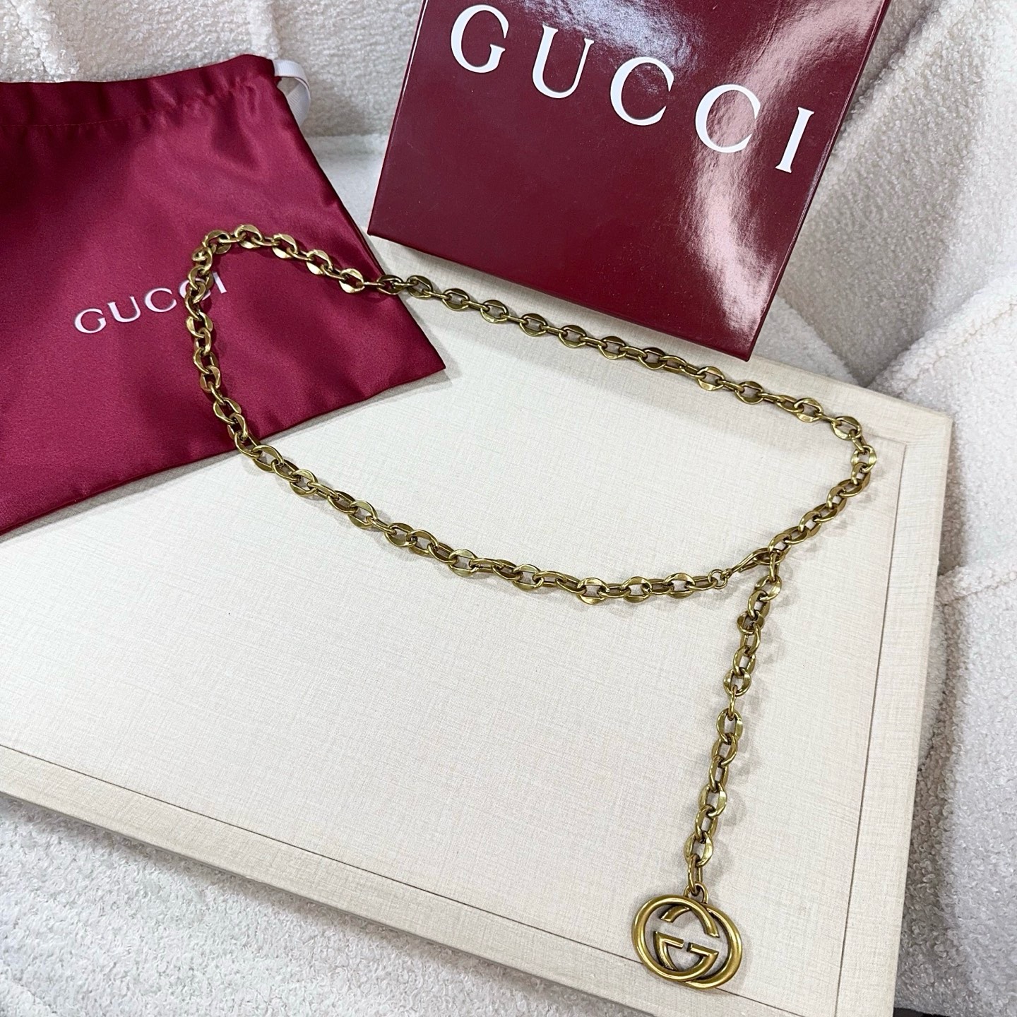 💥💥💥CUCCI  古奇新款腰链、精品开模链条，经典优雅、时尚百搭，长度：均码，
