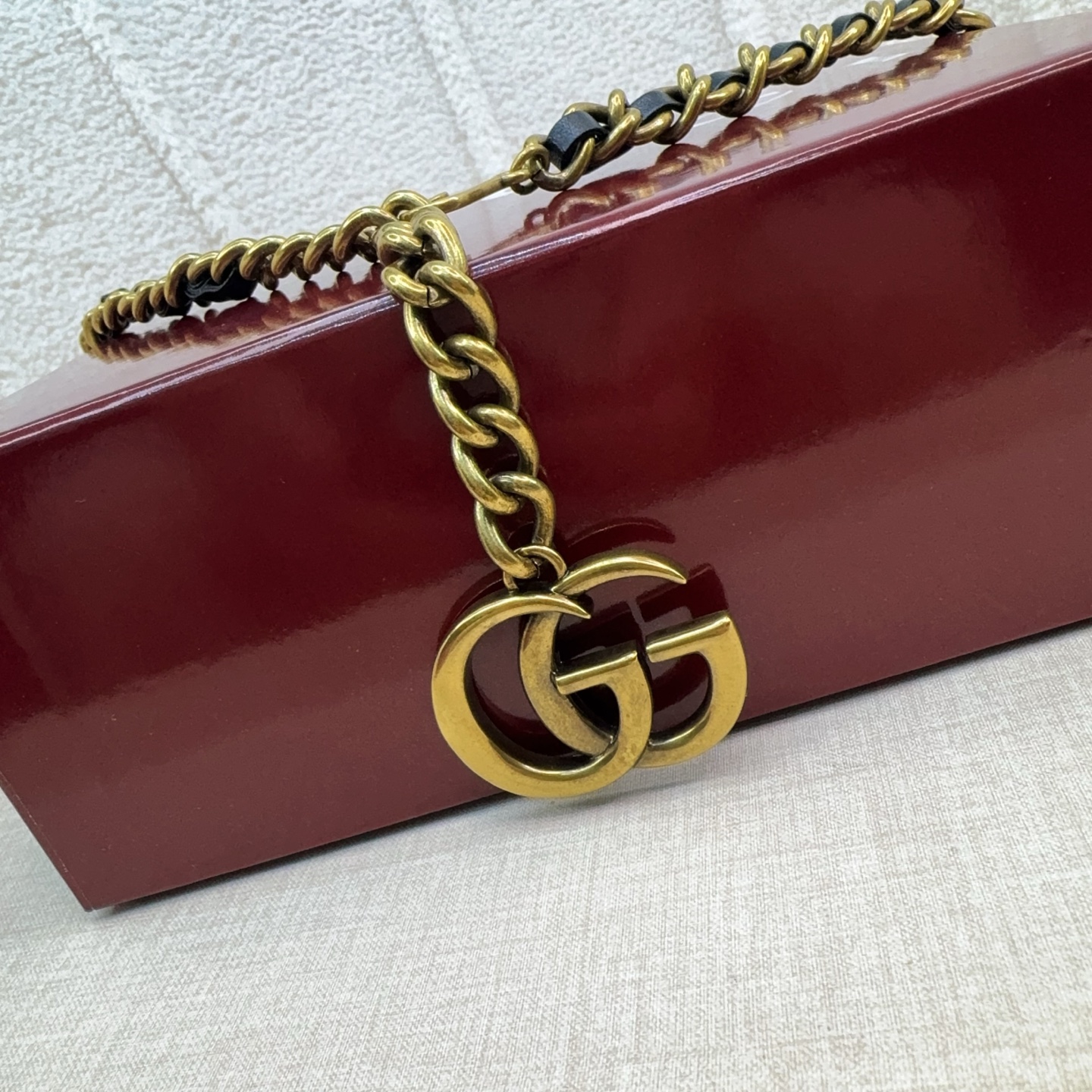 💥💥💥CUCCI  古奇新款手工编皮腰链、经典优雅、时尚百搭，长度：均码，