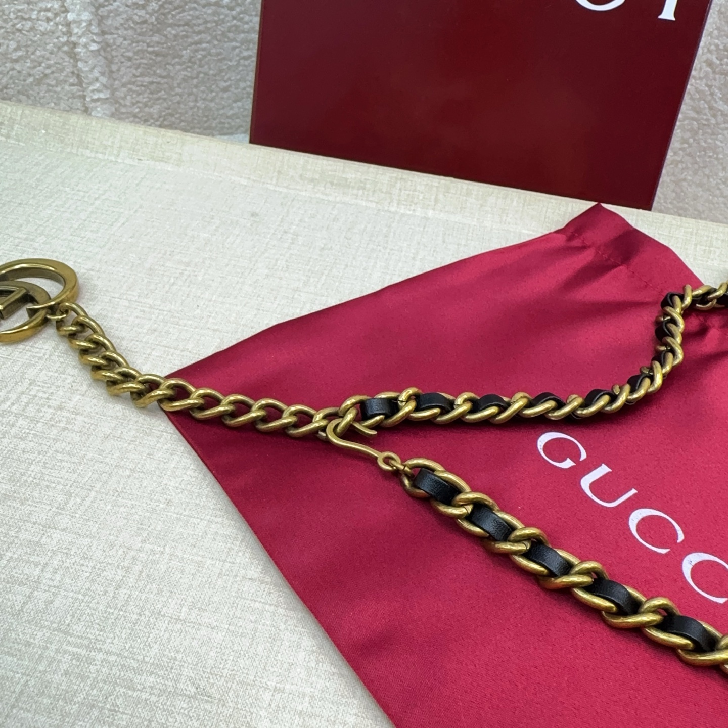 💥💥💥CUCCI  古奇新款手工编皮腰链、经典优雅、时尚百搭，长度：均码，