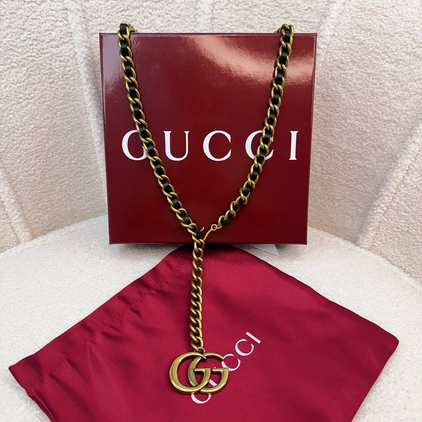 💥💥💥CUCCI  古奇新款手工编皮腰链、经典优雅、时尚百搭，长度：均码，