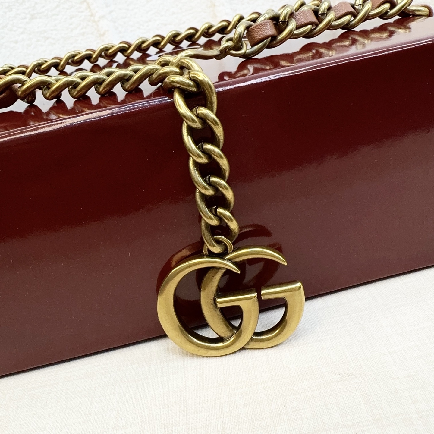 💥💥💥CUCCI  古奇新款手工编皮腰链、经典优雅、时尚百搭，长度：均码，