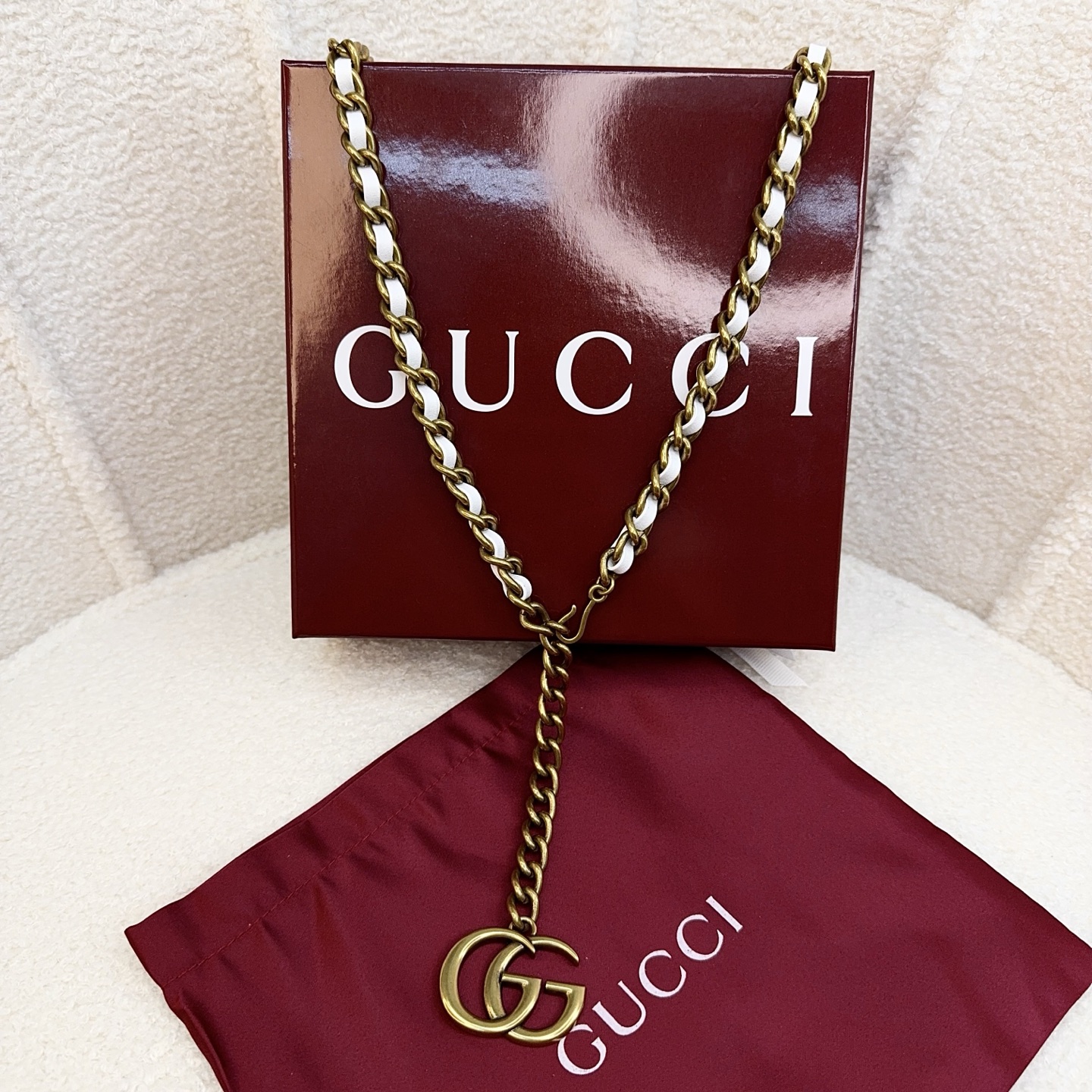 💥💥💥CUCCI  古奇新款手工编皮腰链、经典优雅、时尚百搭，长度：均码，