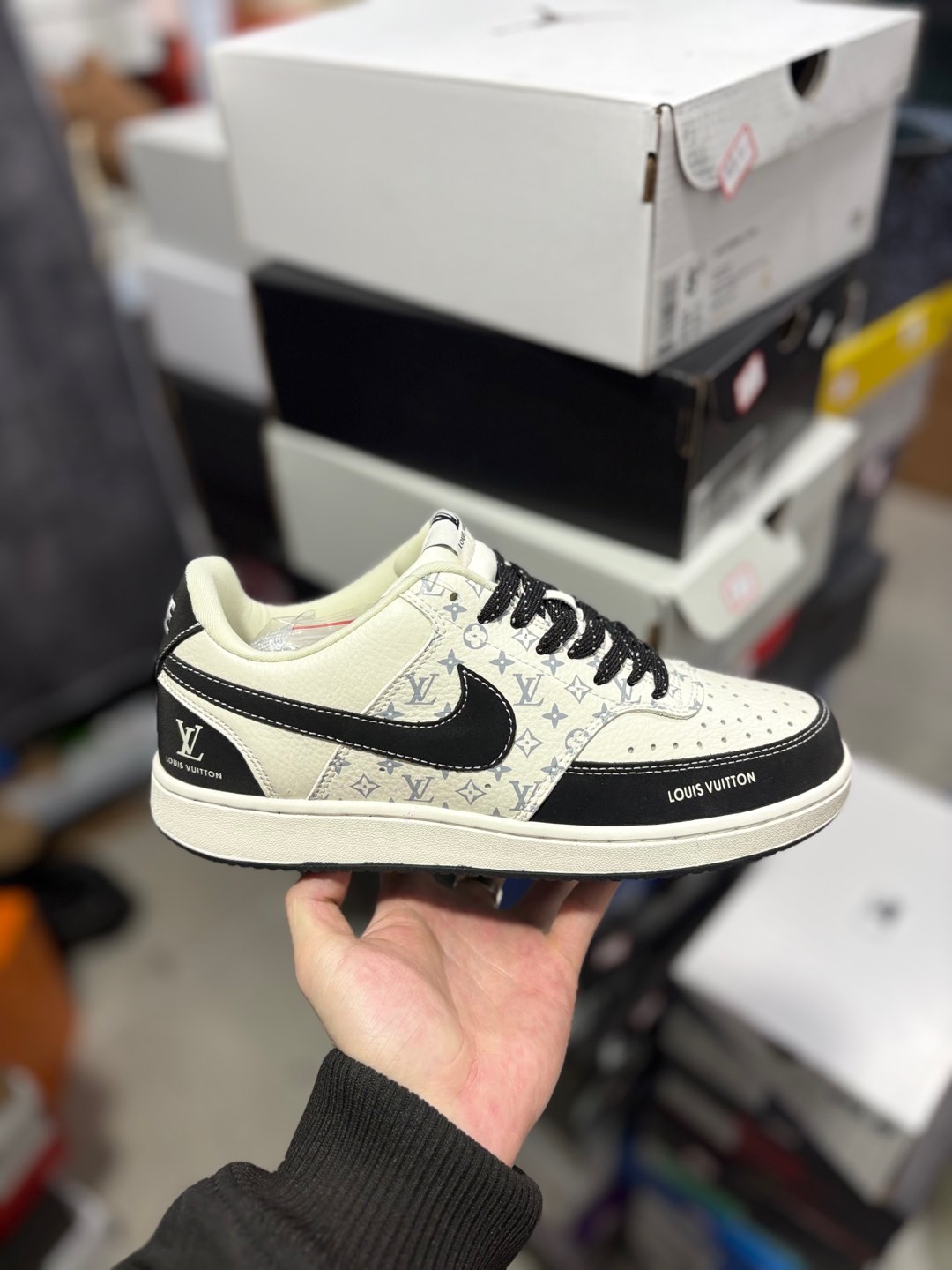 NO:169084,Head-layer joint brand, Little Air Force, LV Dunk 36-45, casual shoes/sports shoes, louis vuitton, sneakers19860909头层皮 联名,小空军,LV Dunk 36-45,休闲鞋/运动鞋,louis vuitton,sneakers,Women's Shoes