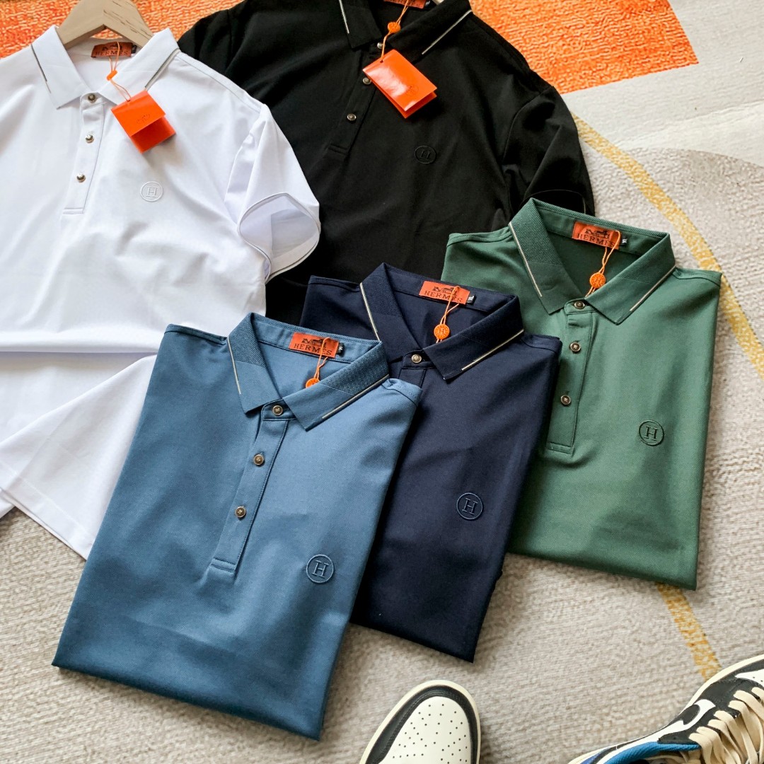 Hermes Kleding Polo T-Shirt Mannen Korte mouw