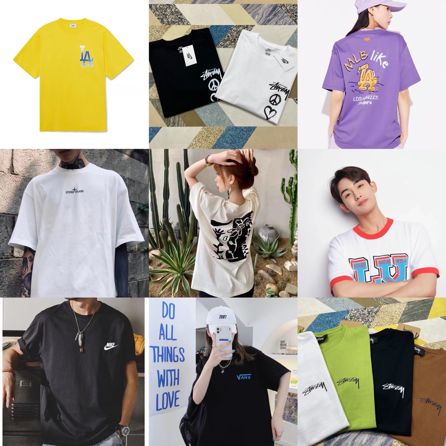 短袖福袋来啦
4件短袖💰105
🎁大家阅读以下事项👇🏻
⚠️下单备注尺码（S-M-L-XL-XXL)或身高体重
⚠️一经出售💰概不退换感谢理解
⚠️福袋闷包纯属福利🧧不挑款式感谢理解，短袖全部高克重，没有垃圾货
最强福利，手慢拍大腿⚠️款式随机发🎁不选款⚠️（一个福袋中不会出现相同款式) 福袋的每件衣服 都是今年热卖的新款 福袋内容均是当季在售款  款式随机搭配 只可选码（报身高体重或者S M L XL XXL ）福袋所有款式，一经出售， 不退不换，款式单件按原价拿