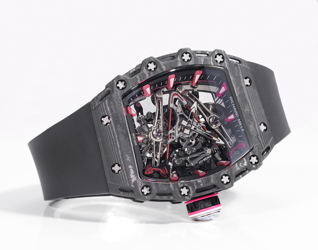 RICHARD MILLE RM 38-02 Tourbillon Bubba Watson: Pink Golf-Inspired Timepiece - 图片 2