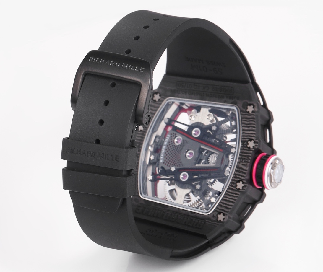 RICHARD MILLE RM 38-02 Tourbillon Bubba Watson: Pink Golf-Inspired Timepiece - 图片 9