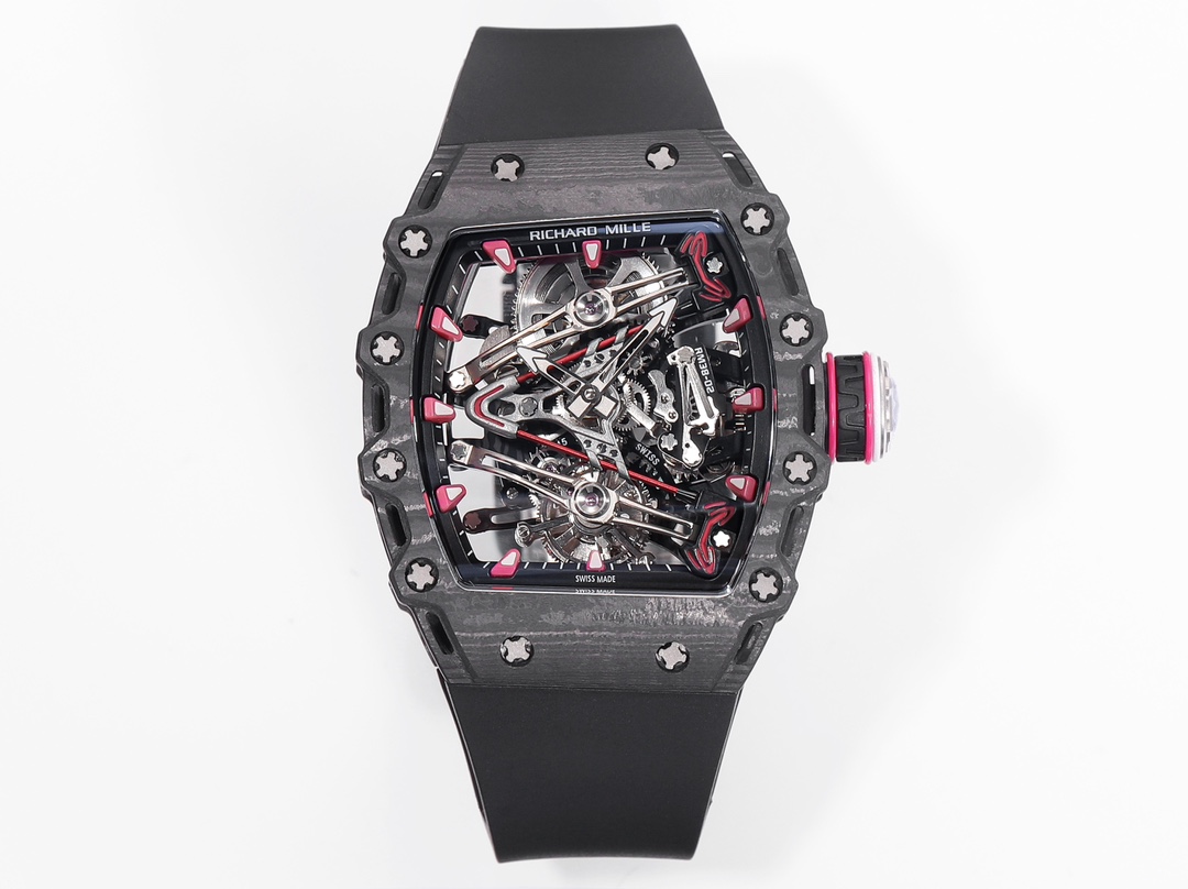 RICHARD MILLE RM 38-02 Tourbillon Bubba Watson: Pink Golf-Inspired Timepiece