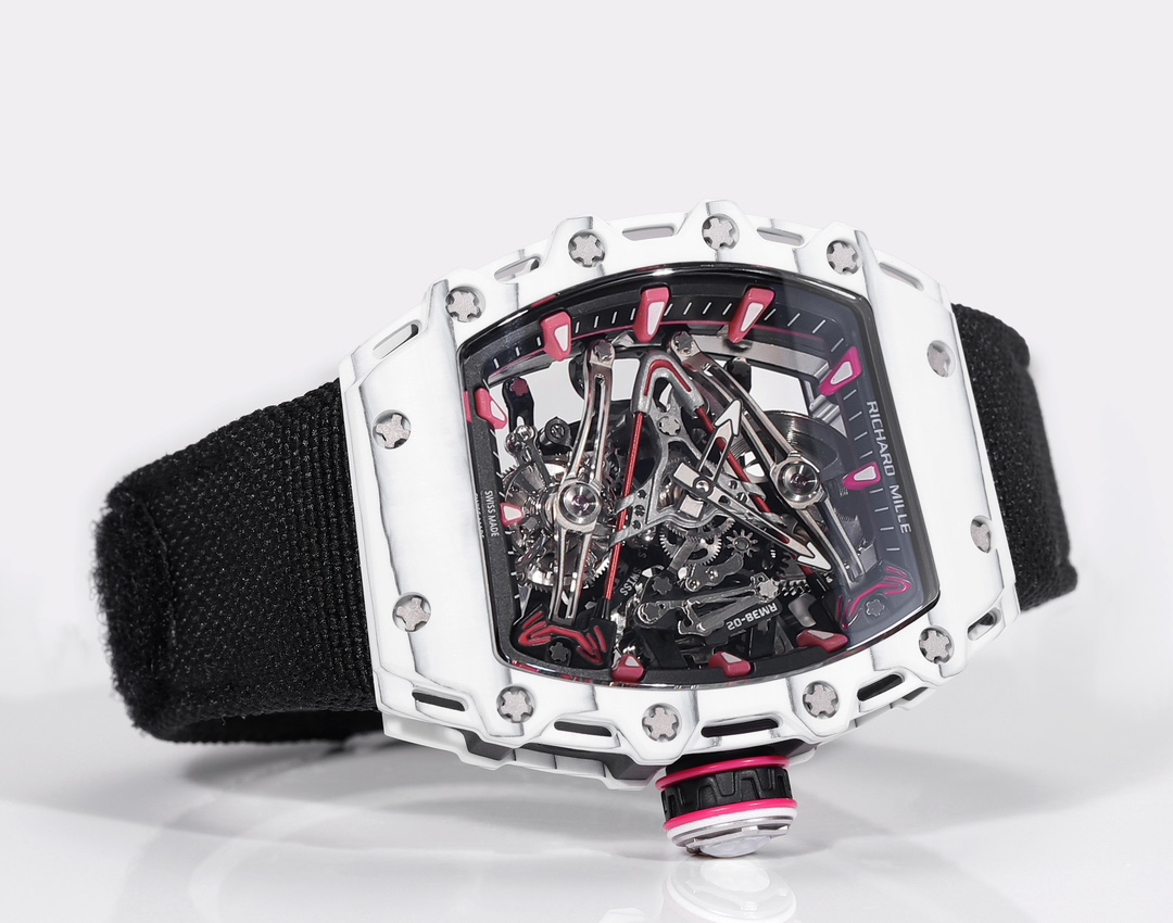 RICHARD MILLE RM 38-02 Tourbillon Bubba Watson: Pink Golf-Inspired Luxury Watch - 图片 2